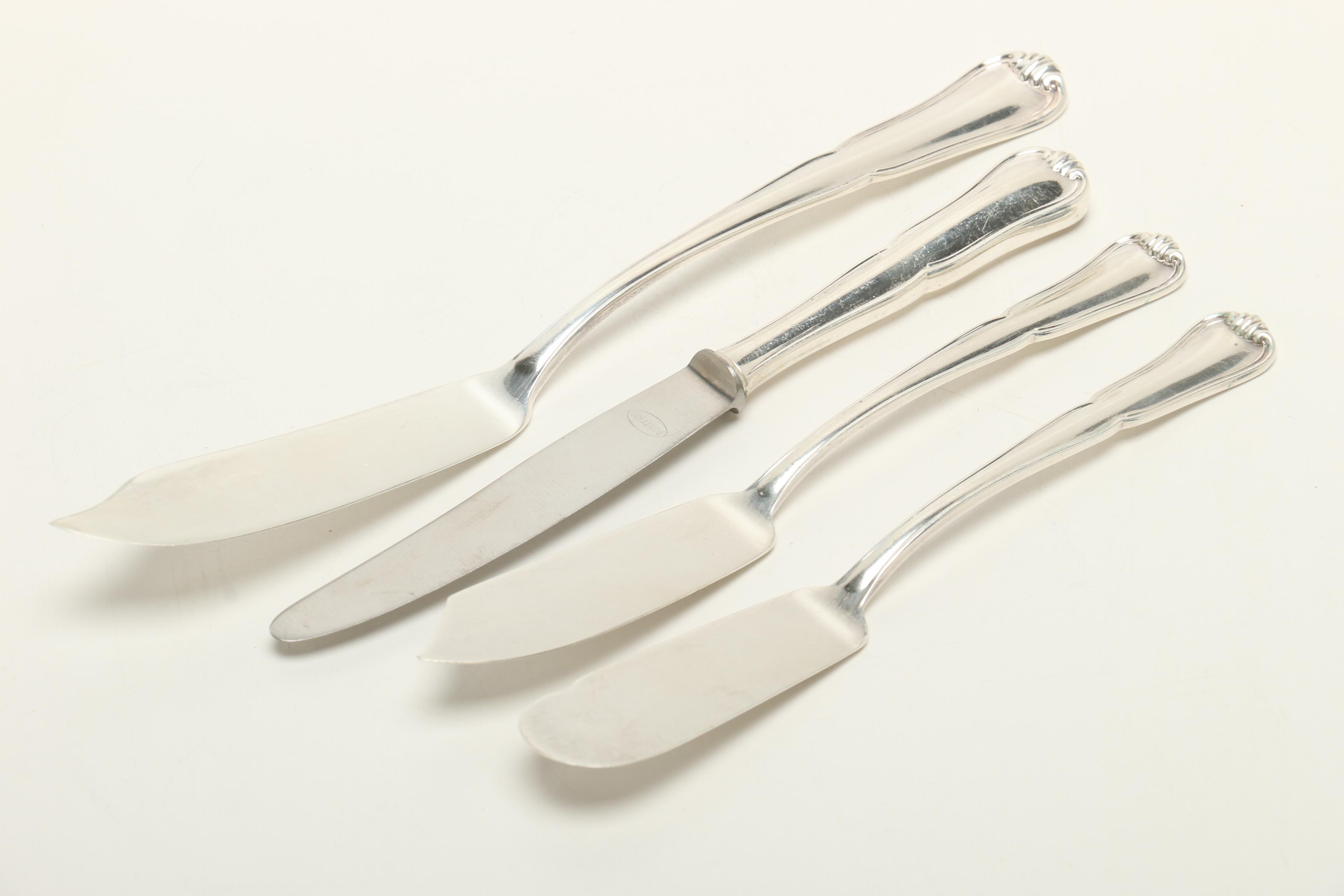 Rostfrei Solingen German 800 Silver Flatware in Case