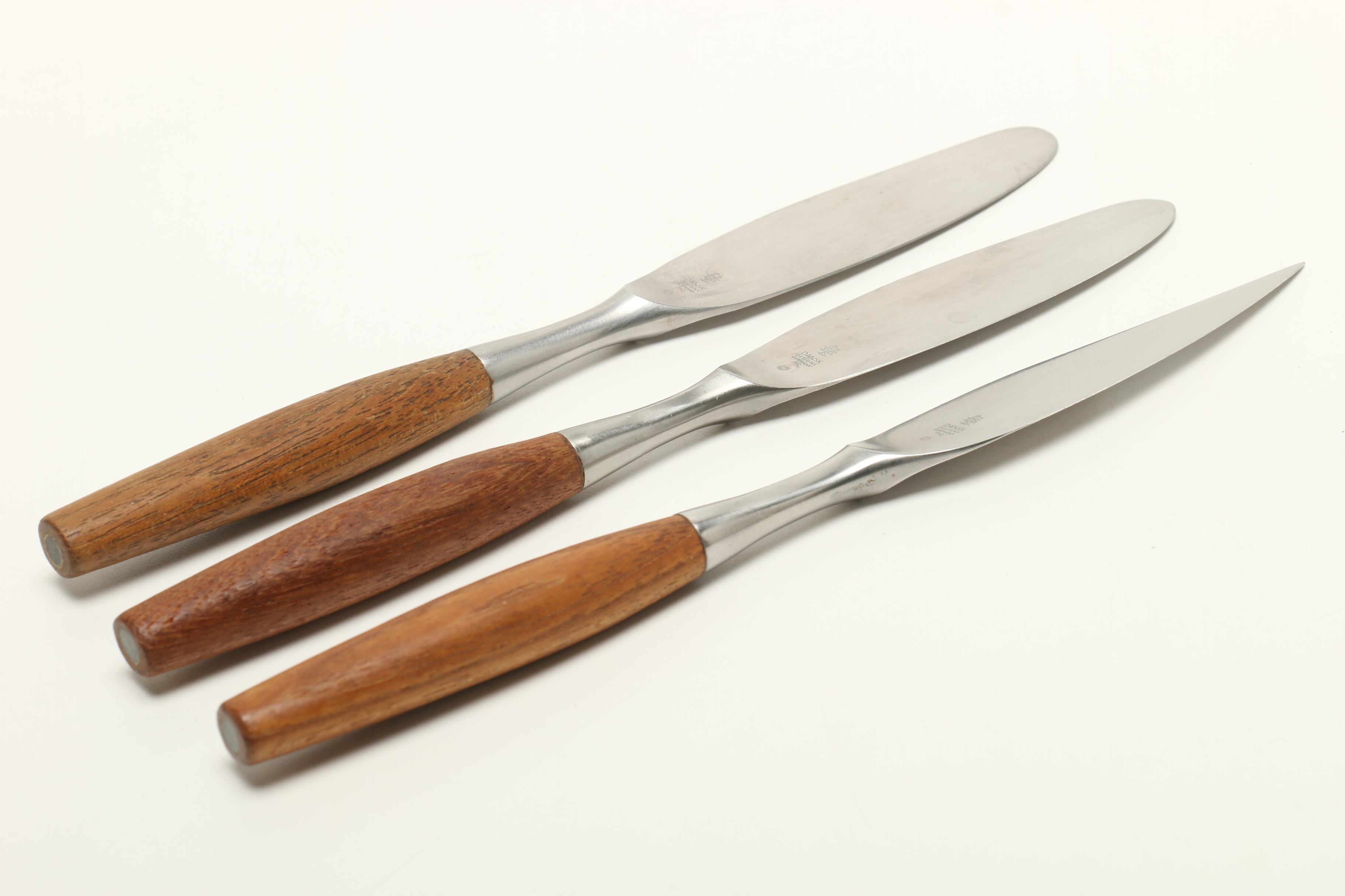 Dansk "Fjord" Flatware in Mahogany Chest