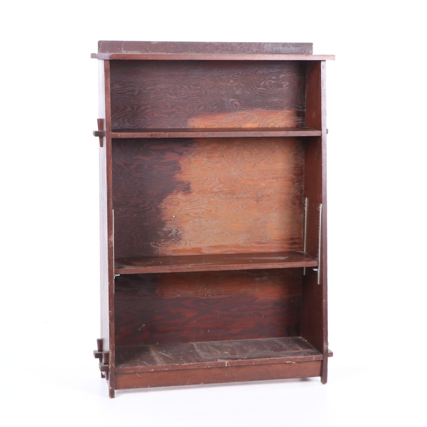Arts and Crafts Style Oak Bookcase, Early 20th Century