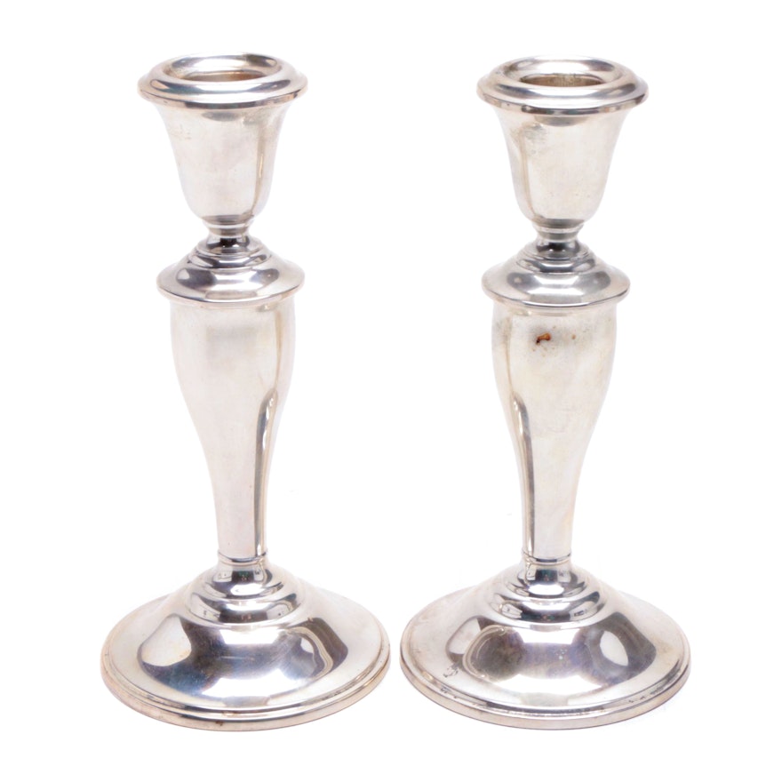 Gorham Weighted Sterling Silver Candlesticks