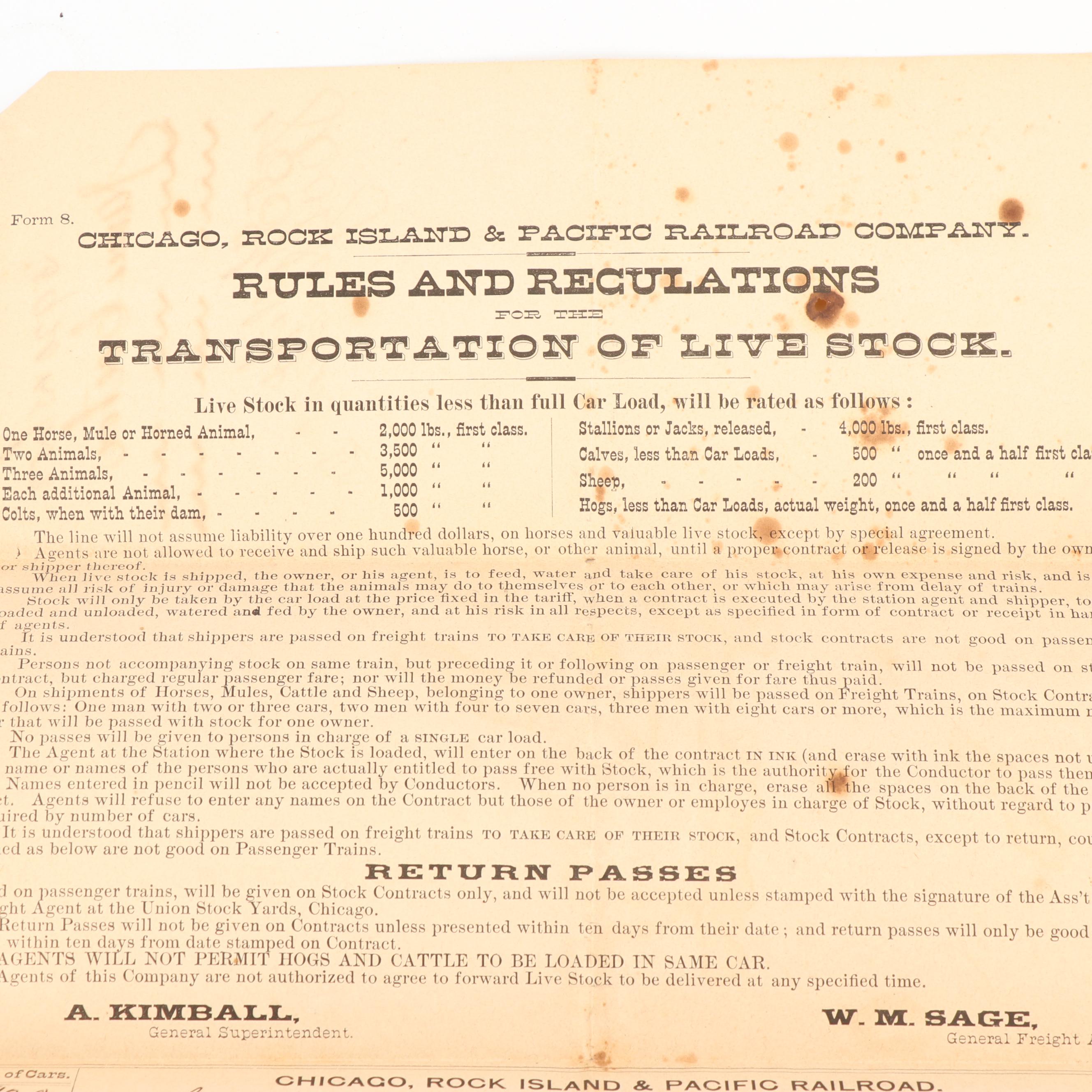 Archive of the Wesley Garner Family of Iowa, Assorted Historical Ephemera