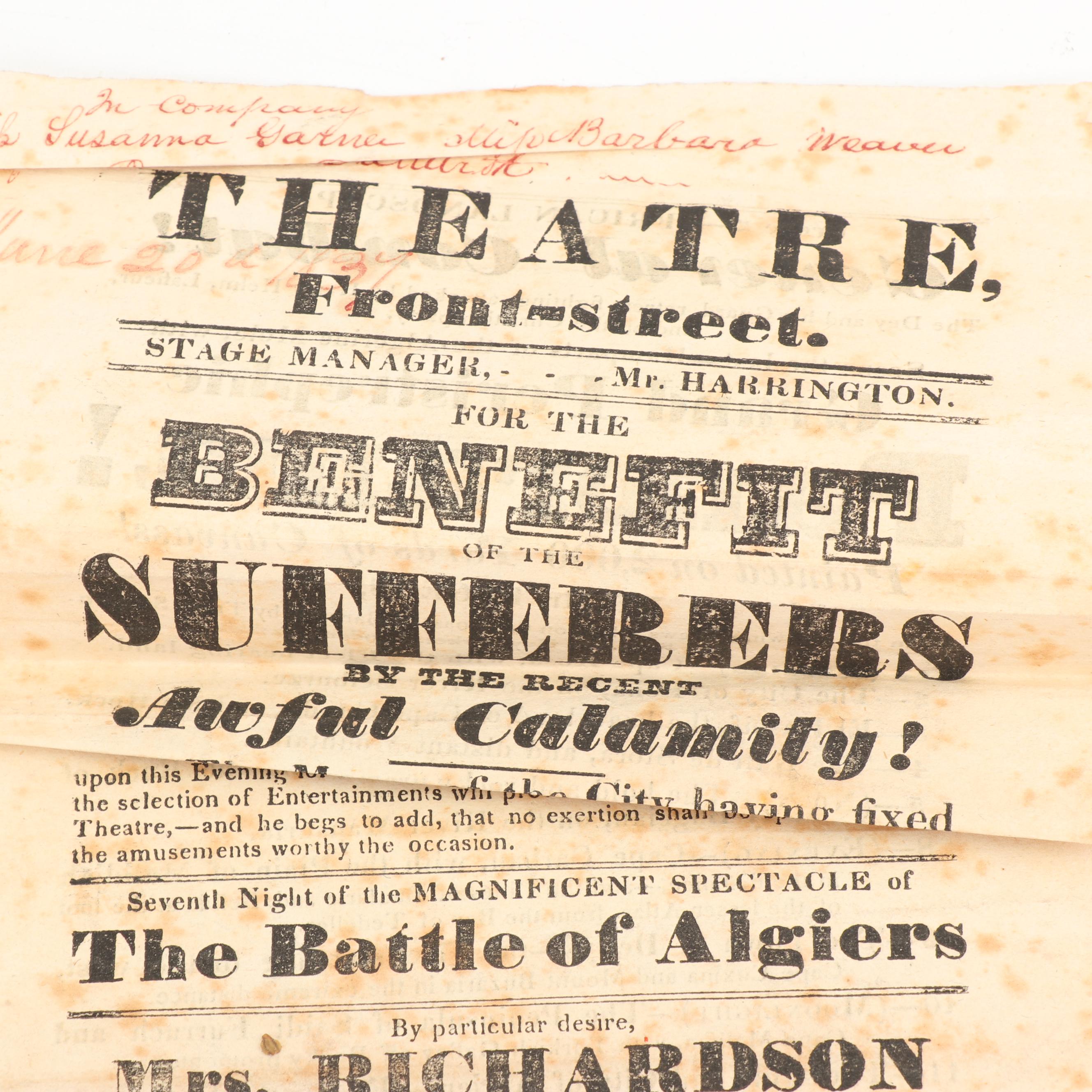 Archive of the Wesley Garner Family of Iowa, Assorted Historical Ephemera