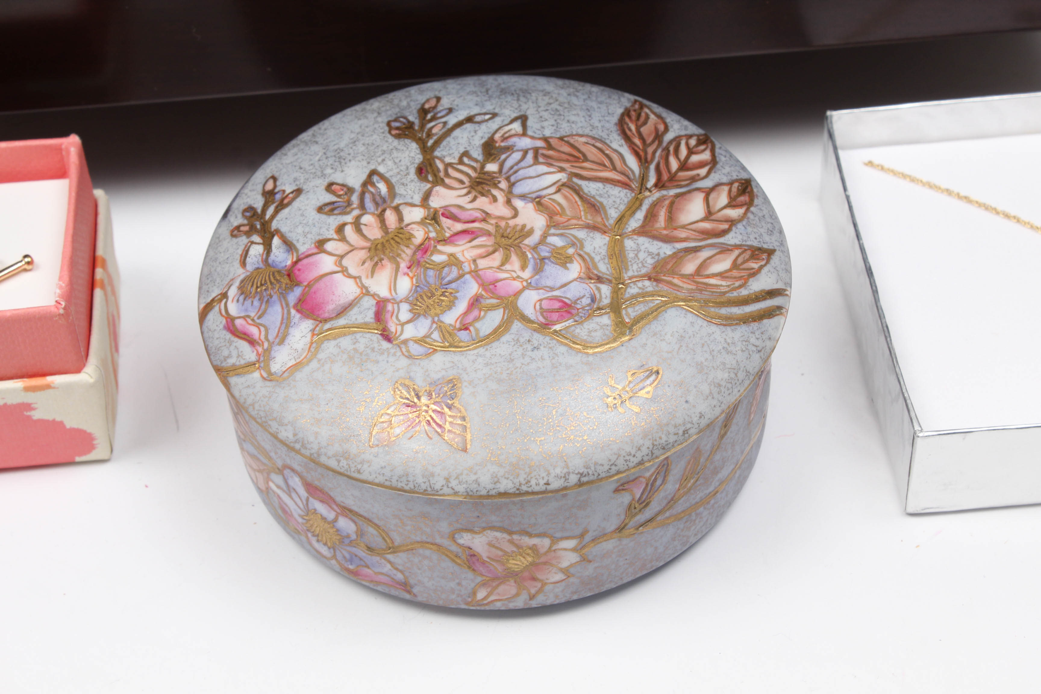 The Bombay Company Jewelry Box with Costume Jewelry