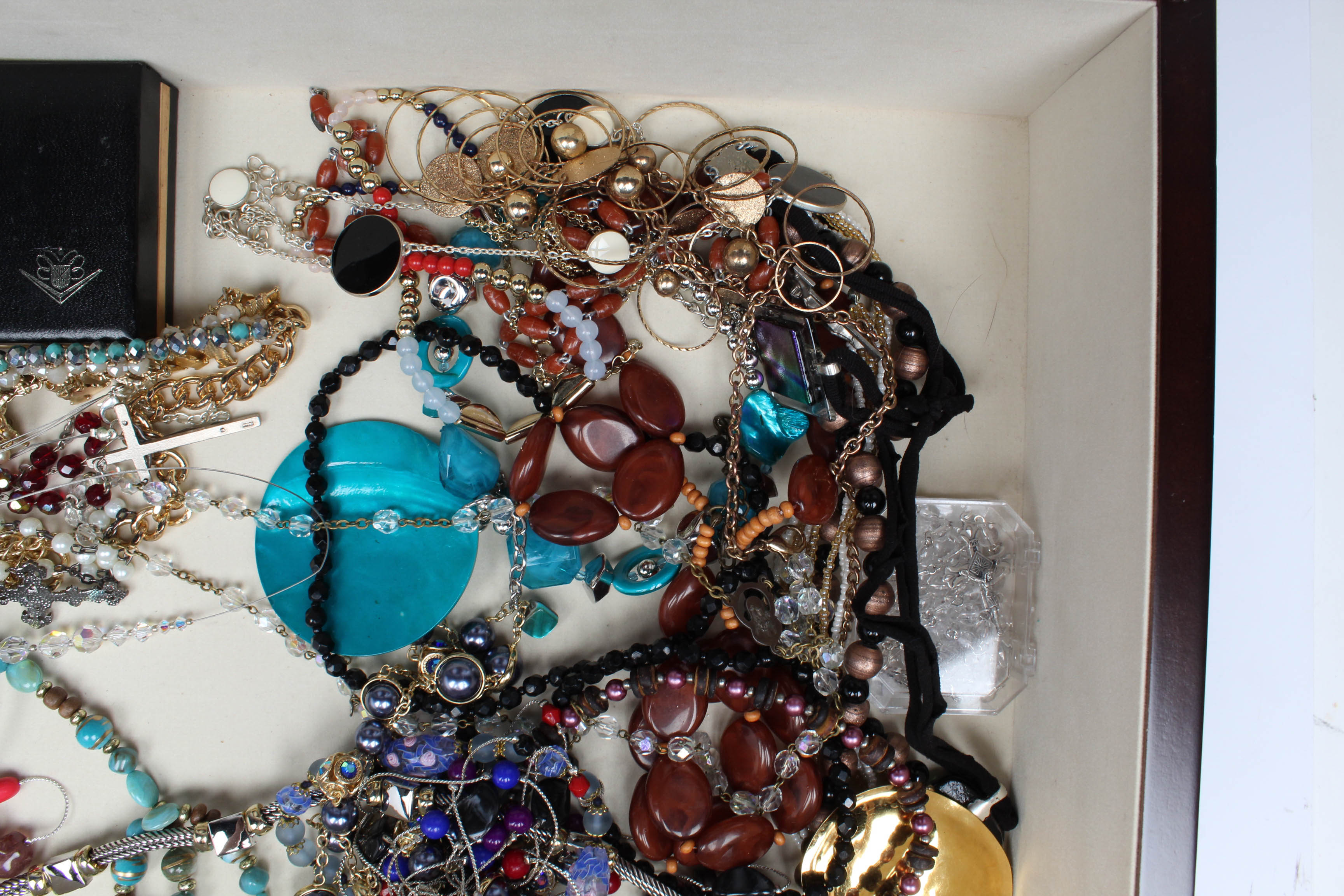 The Bombay Company Jewelry Box with Costume Jewelry