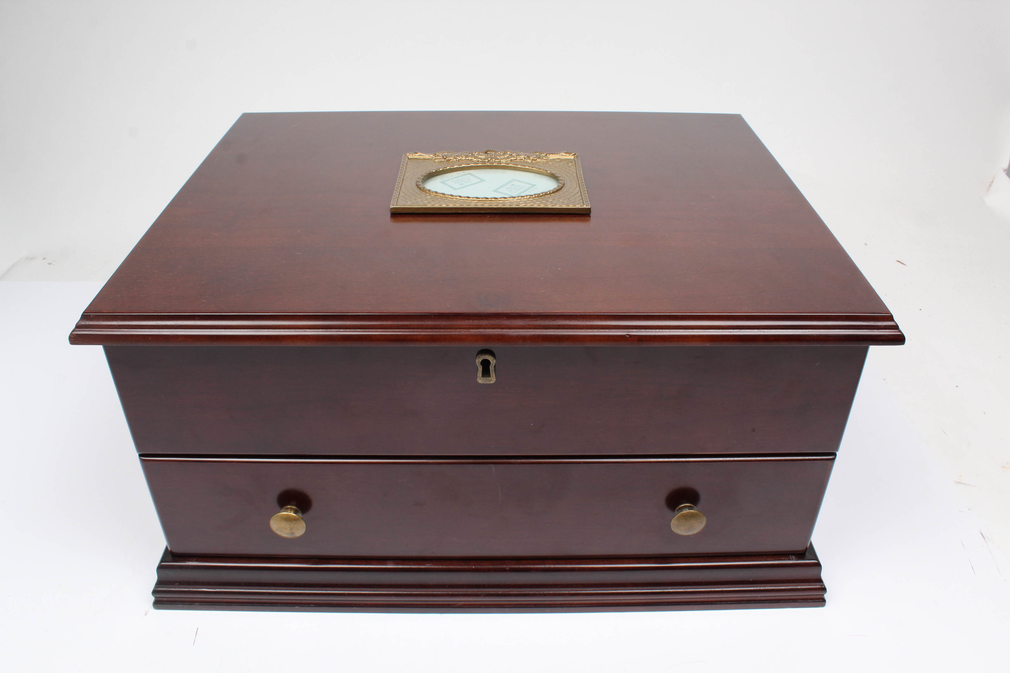 The Bombay Company Jewelry Box with Costume Jewelry