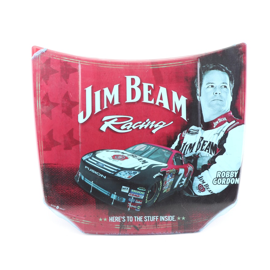 Metal Jim Beam Racing Wall Mount Sign