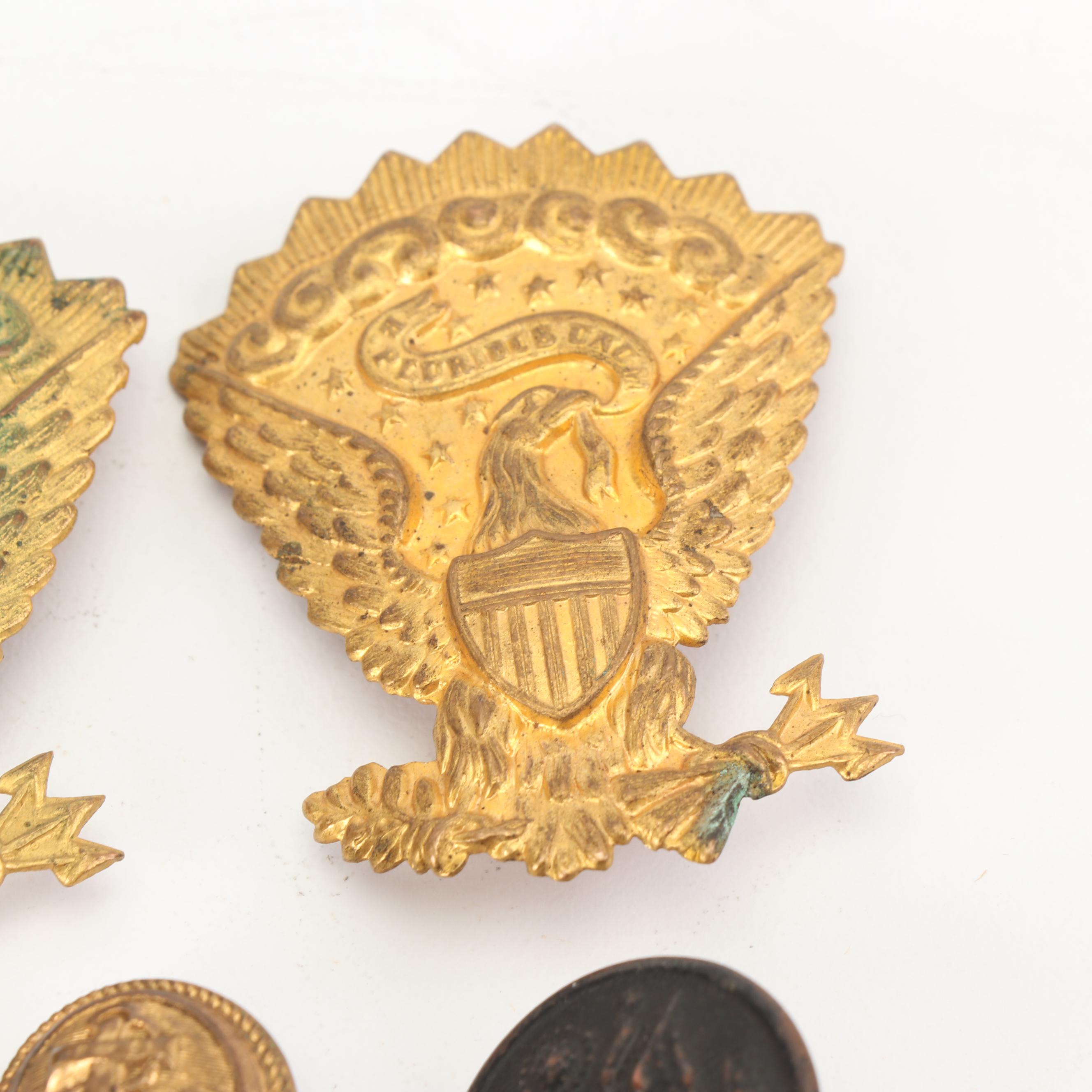 Archive of the Garner Family of Iowa, Civil War and Other Military Brass Buttons