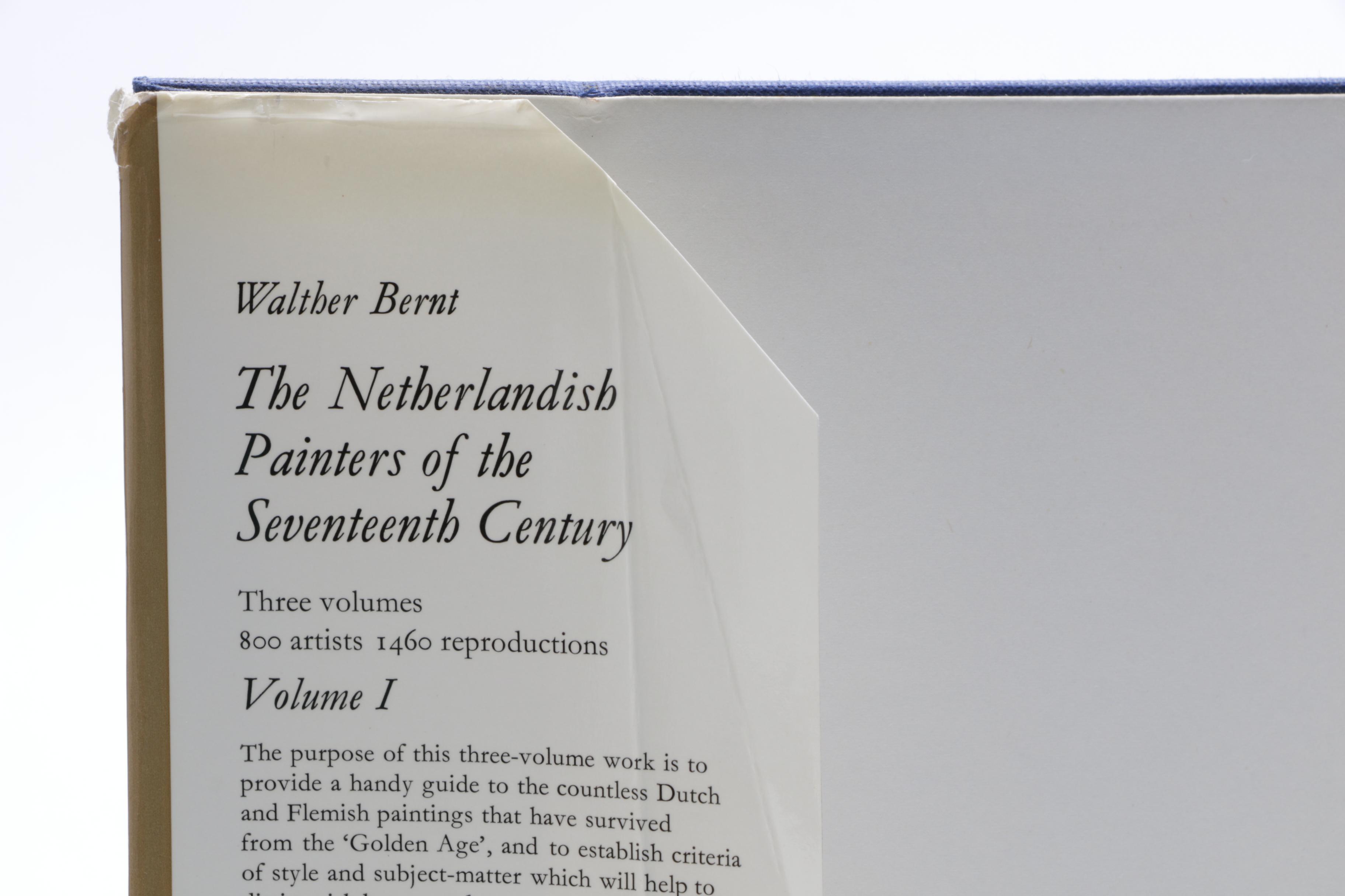 "Netherlandish Painters of the Seventeenth Century" Three Volume Set by Bernt