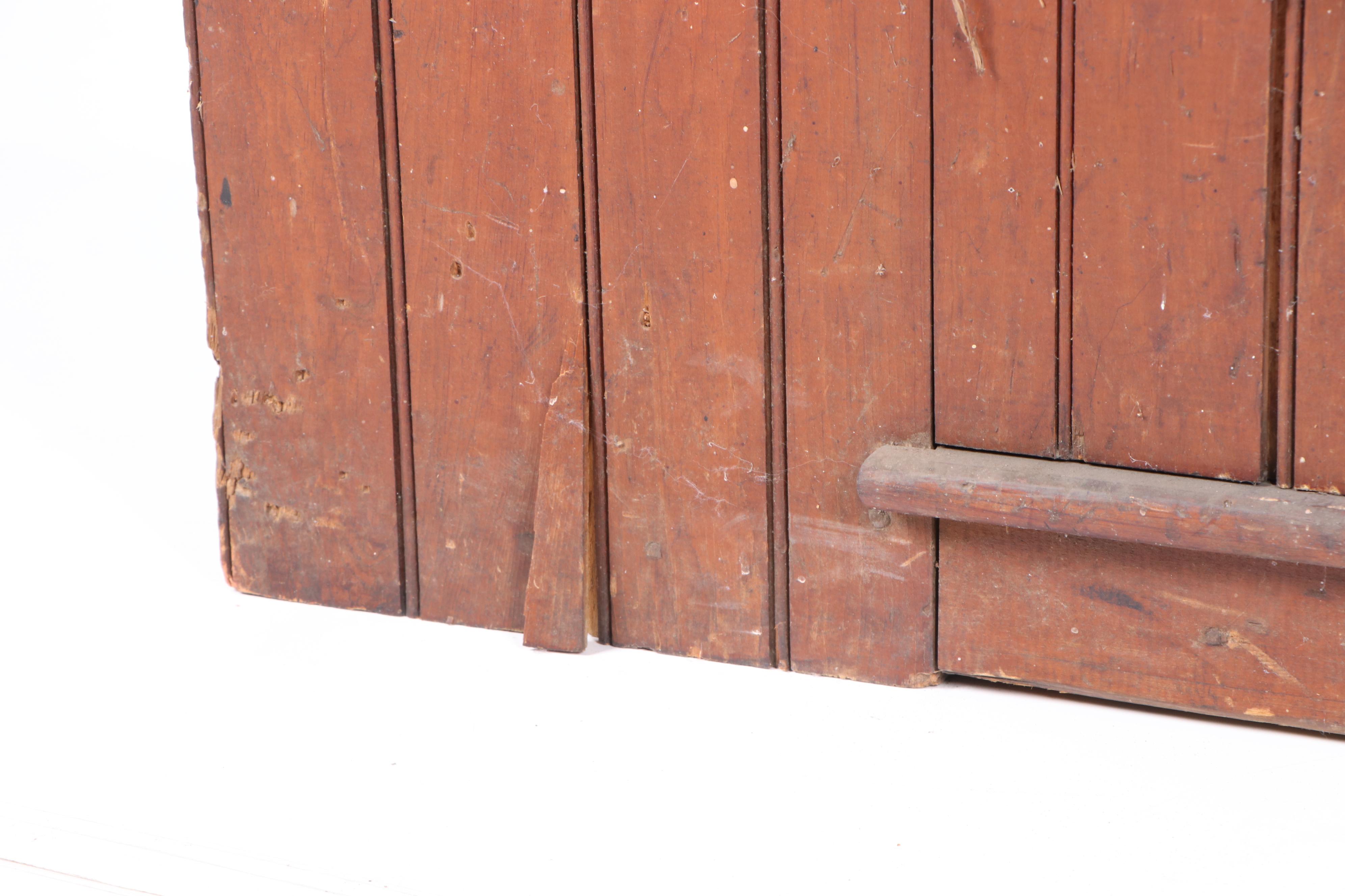 Cedar Storage Cabinet with Interior Hooks, Early 19th Century