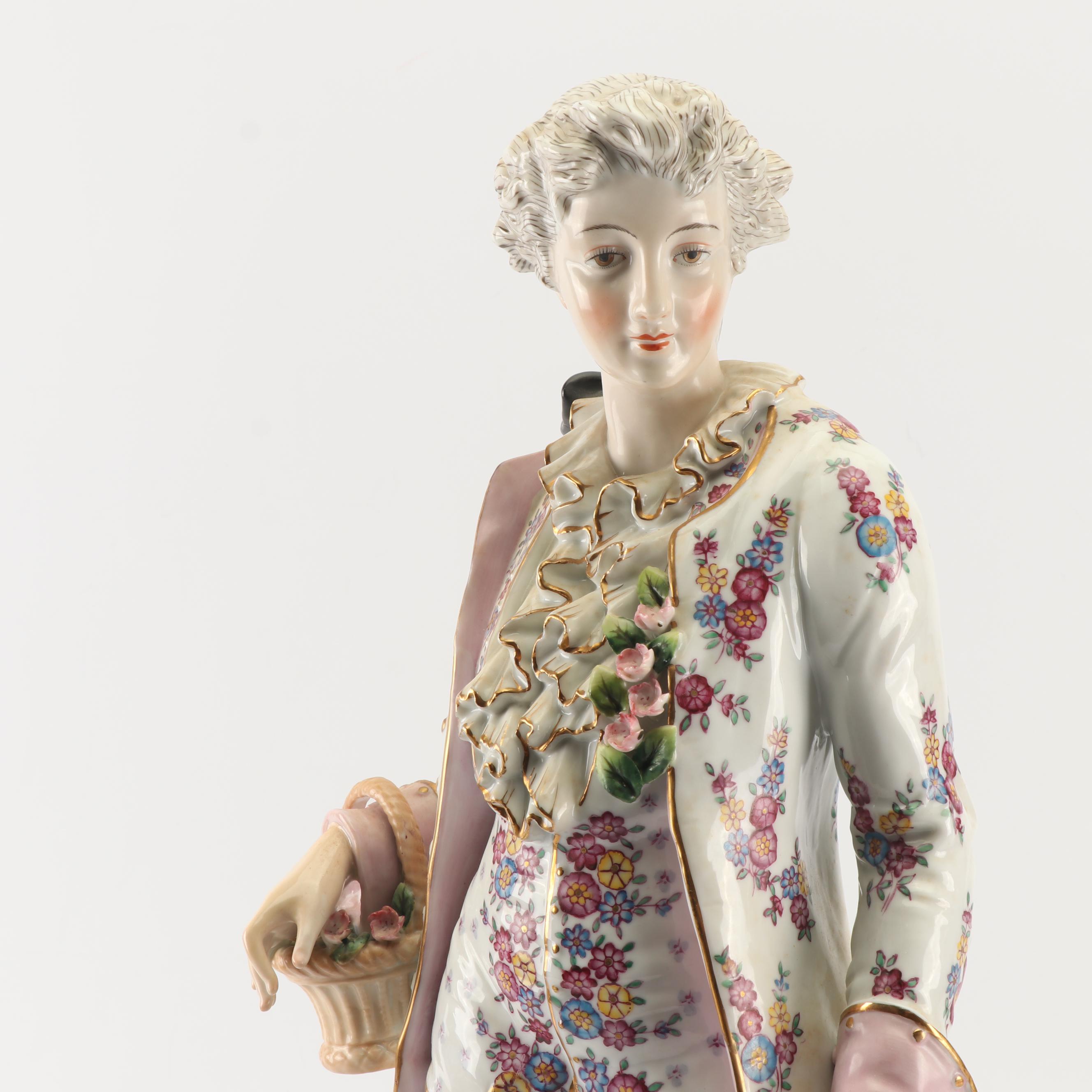 French Style Porcelain Figurine