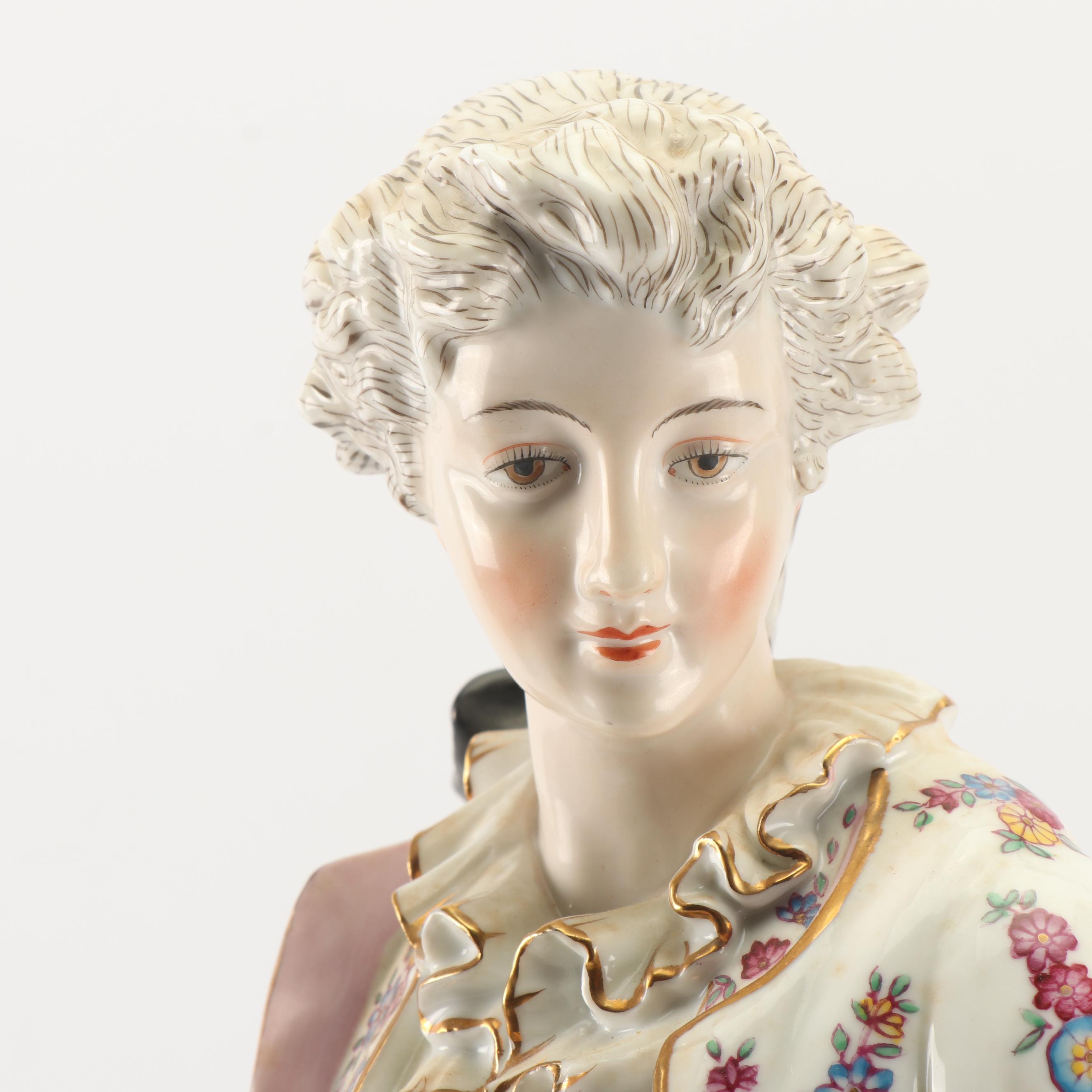 French Style Porcelain Figurine
