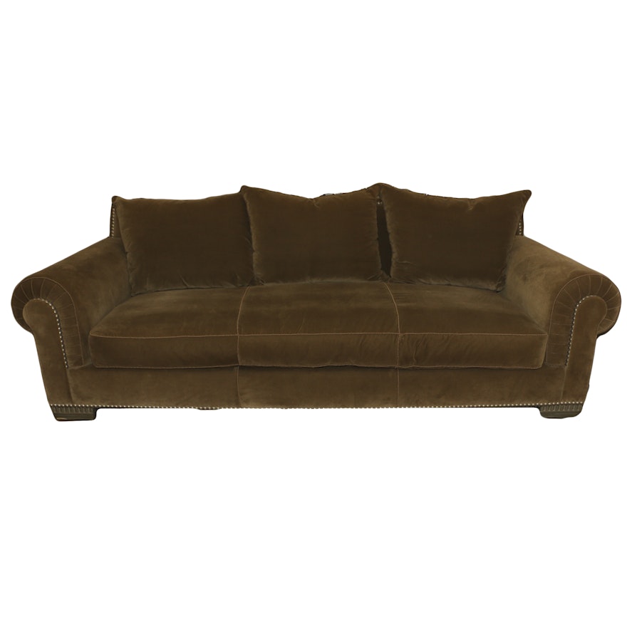 Upholstered Sofa by Marge Carson, 21st Century
