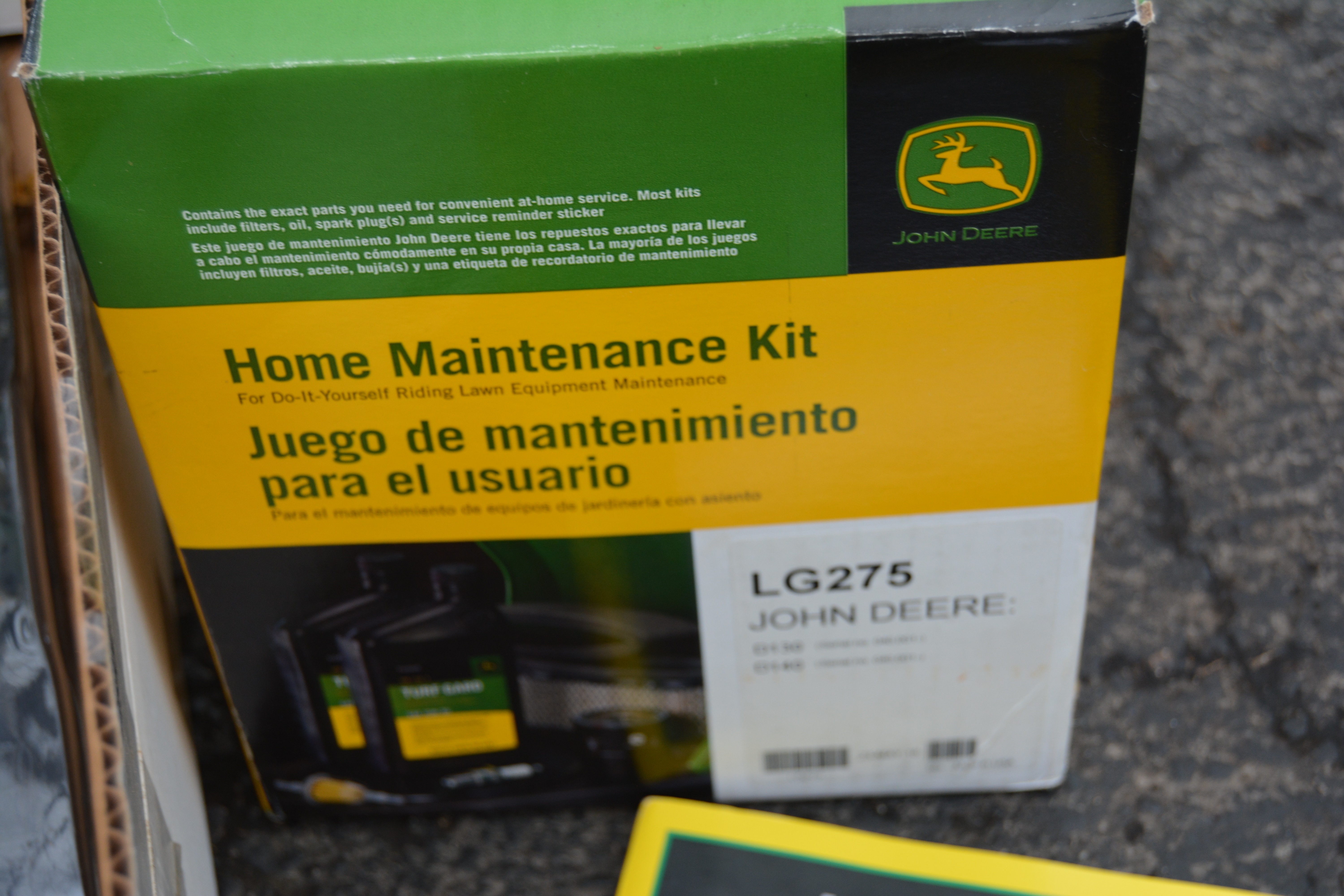 John Deere D125 "100 Series" V-Twin Engine Riding Mower with Accessories