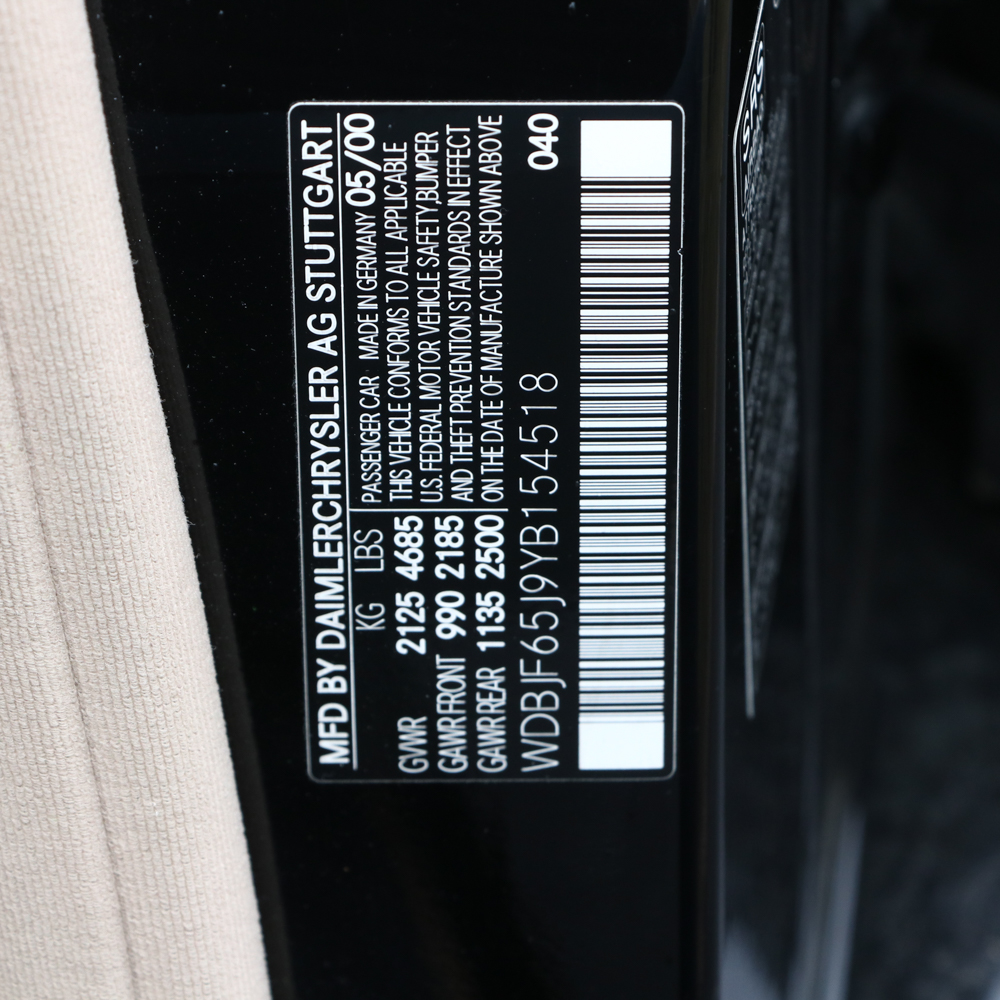 2000 Mercedes E320 E-Class Sedan