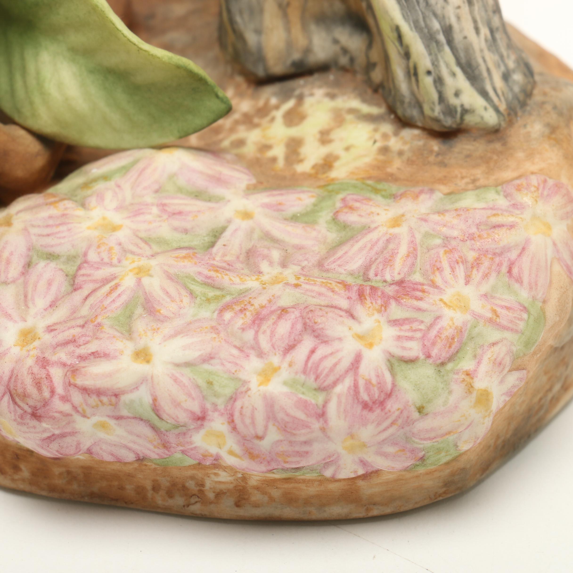 Irving C. Burgues "Carolina Wren with Dogwood"