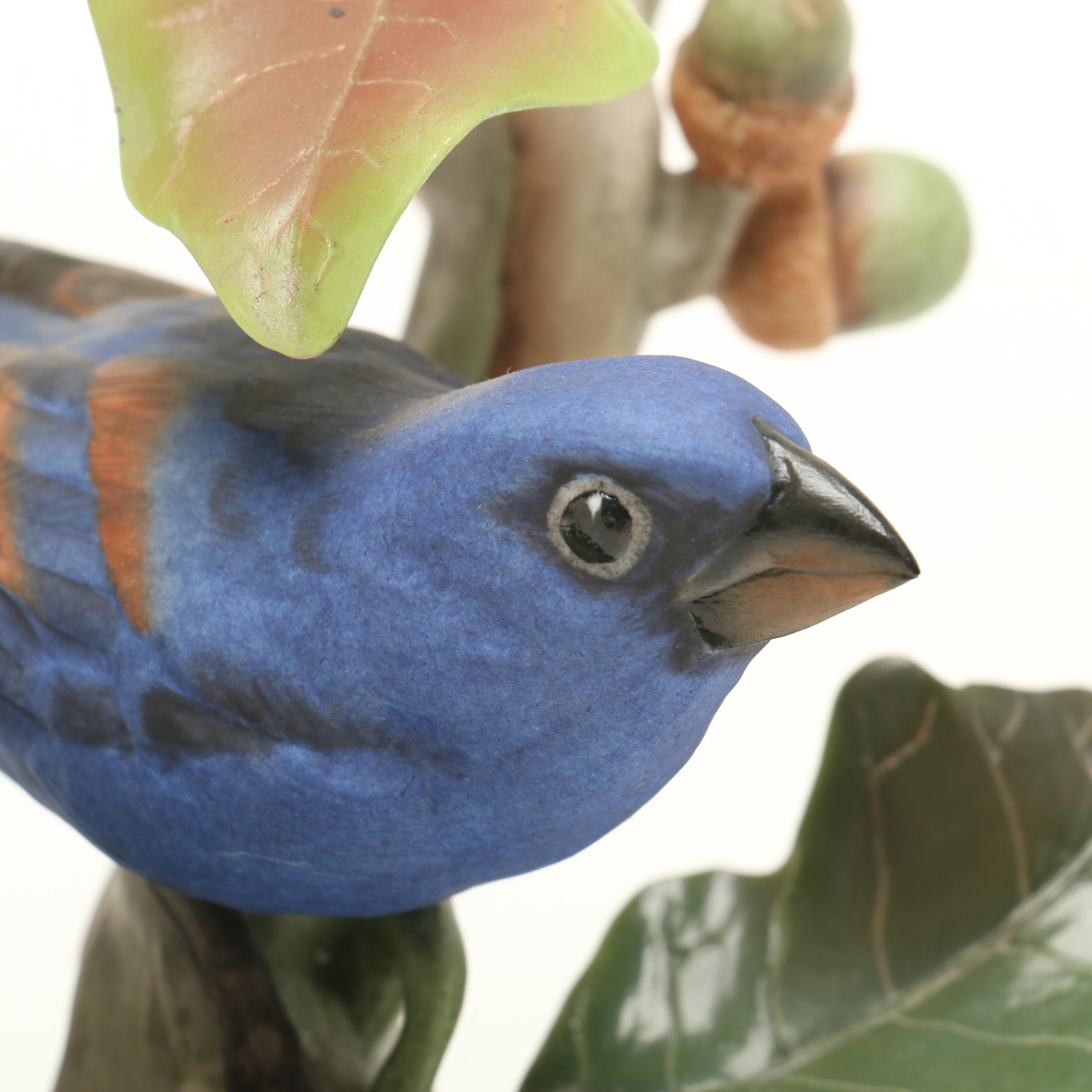 Boehm Limited Edition "Blue Grosbeak" Porcelain Sculpture