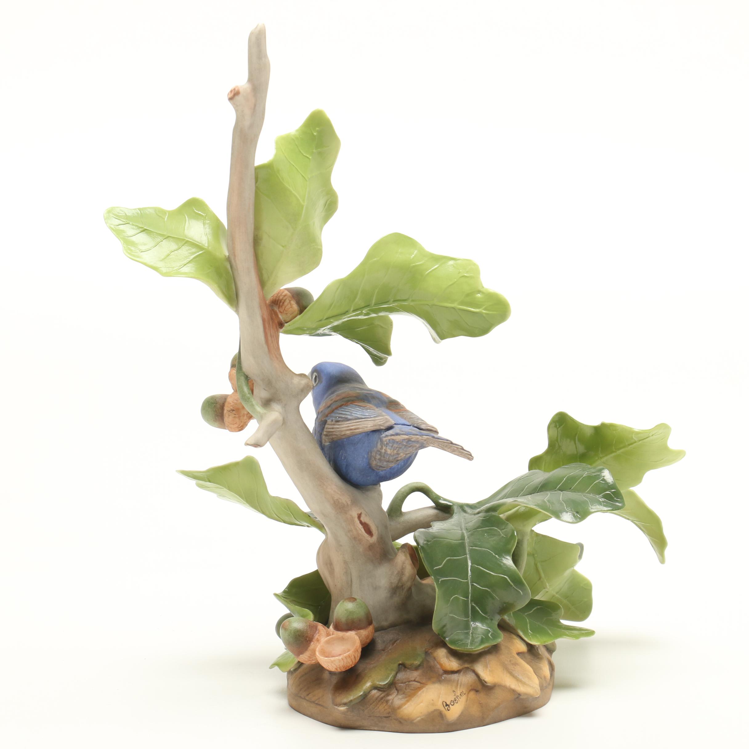 Boehm Limited Edition "Blue Grosbeak" Porcelain Sculpture