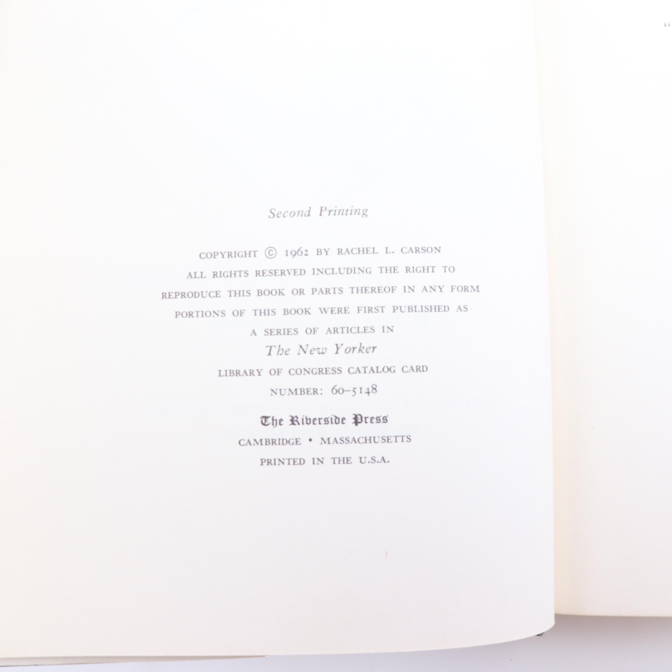 Rachel Carson Books including First Printing "The Edge of the Sea"