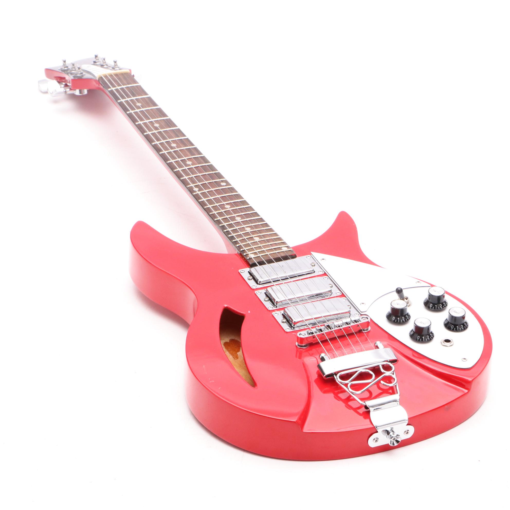 Unmarked Rickenbacker Style Electric Guitar