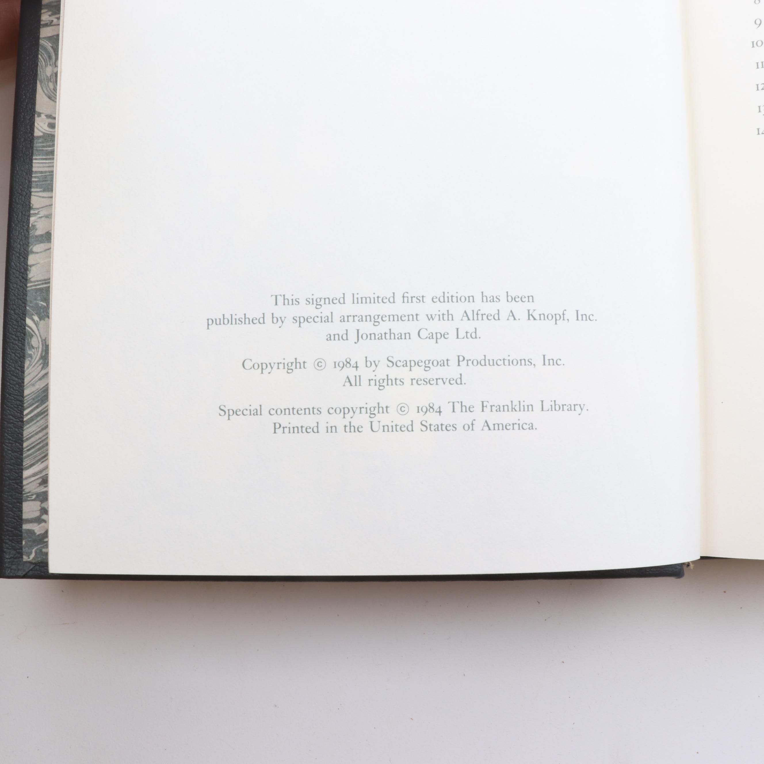 Franklin Library Editions including Signed "Leila" by J. P. Donleavy