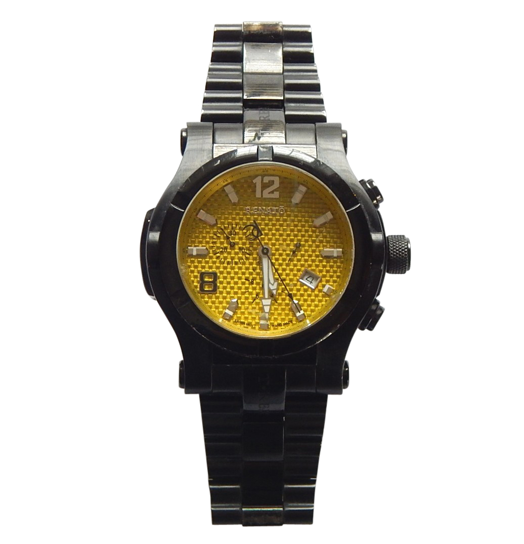 Renato Black T-Rex Gen II Swiss Movement Limited 21/50 Stainless Watch