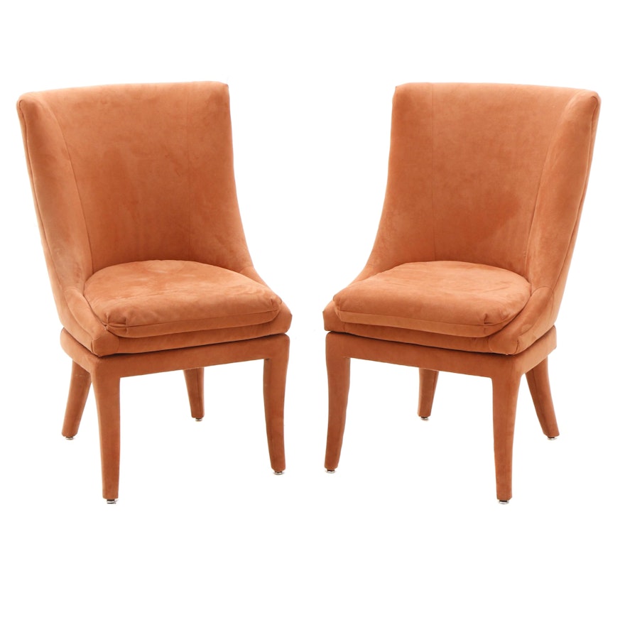 Pair of Modern Style Swivel Chairs