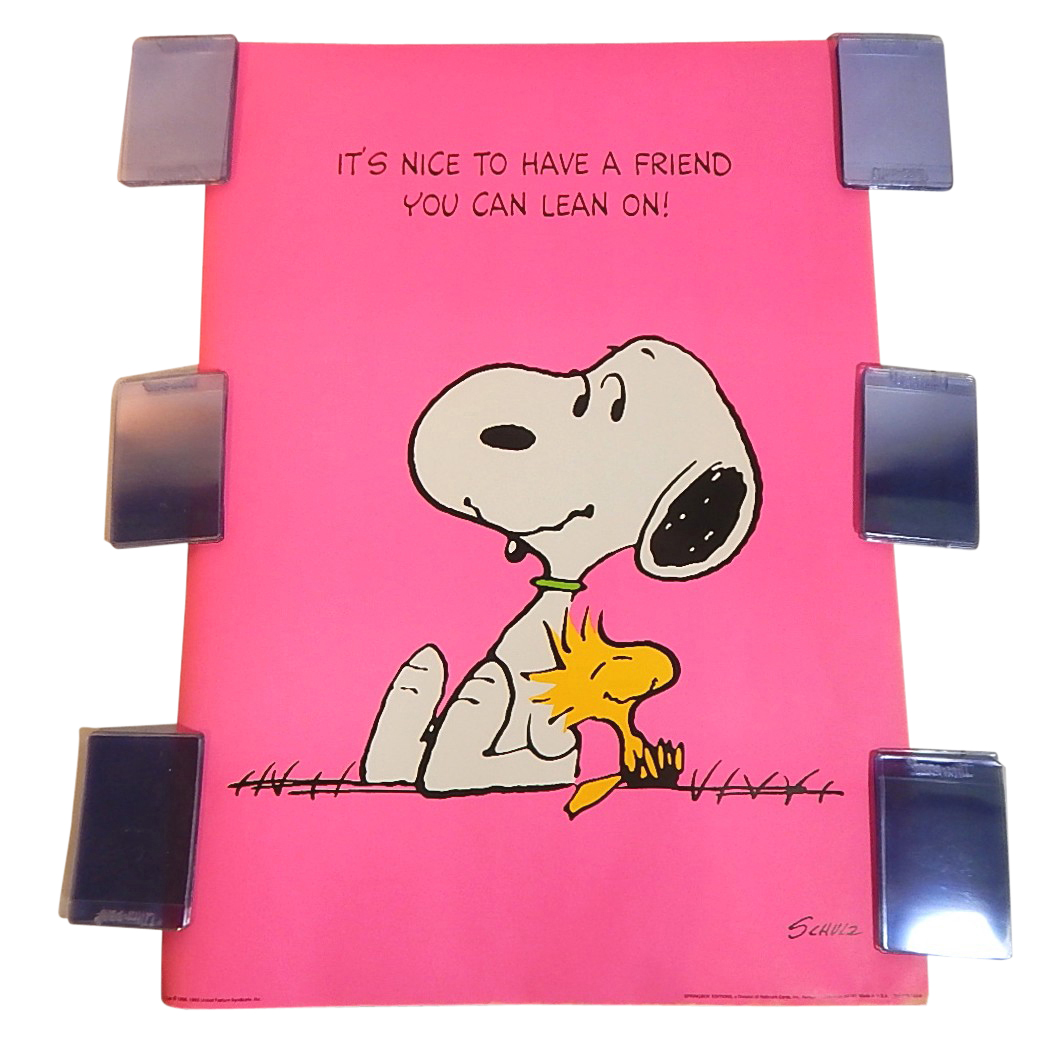 1965 United Feature Syndicate Snoopy and Woodstock 20" x 28" Poster