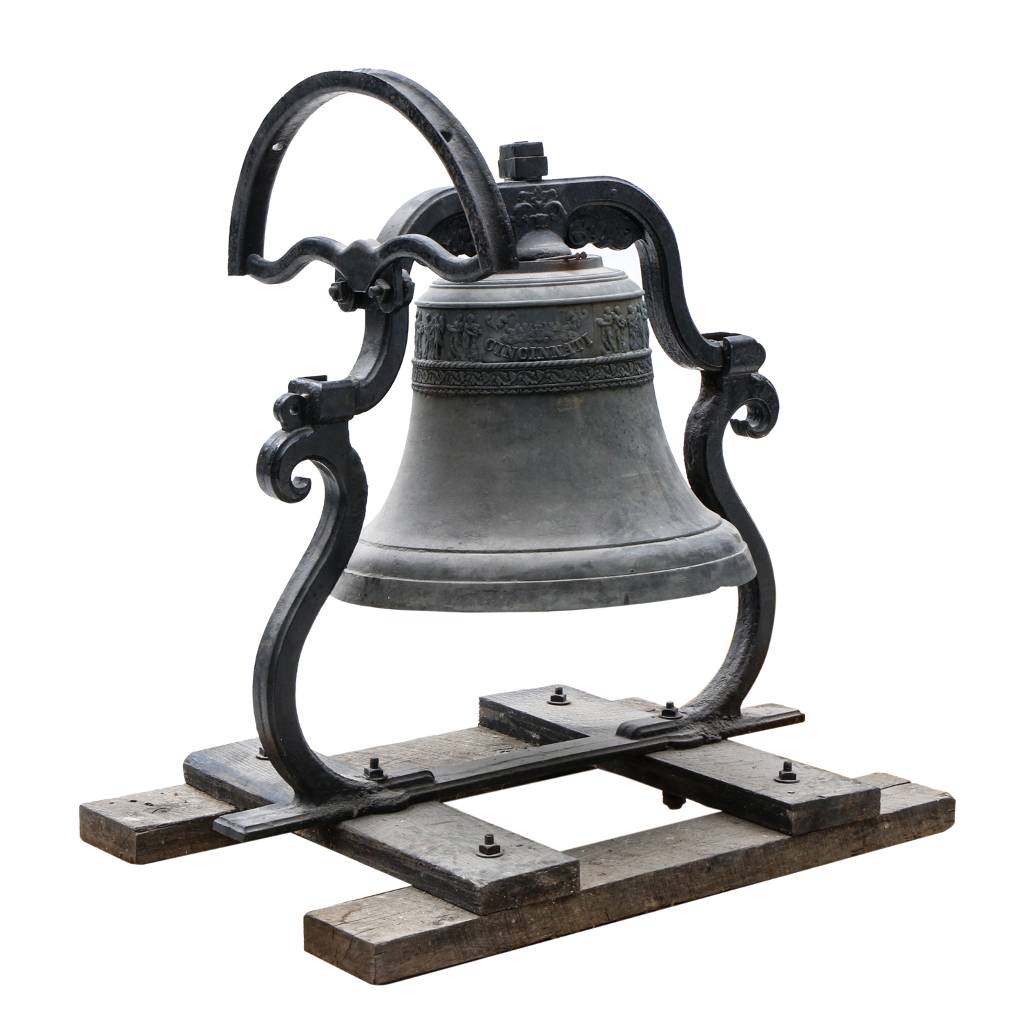 G.W. Coffin Co. Buckeye Foundry Large Bell, Mid 19th Century