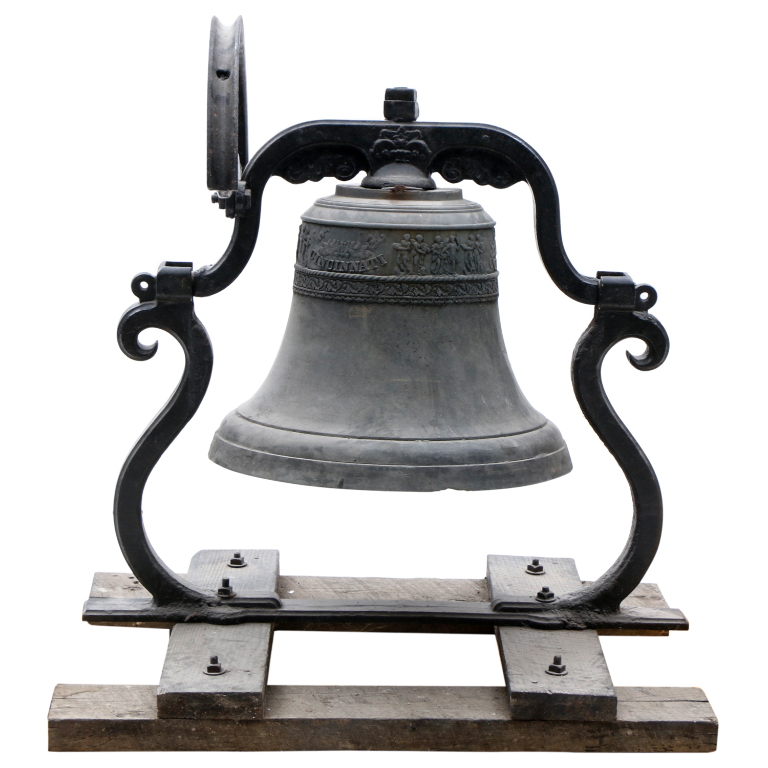 G.W. Coffin Co. Buckeye Foundry Large Bell, Mid 19th Century