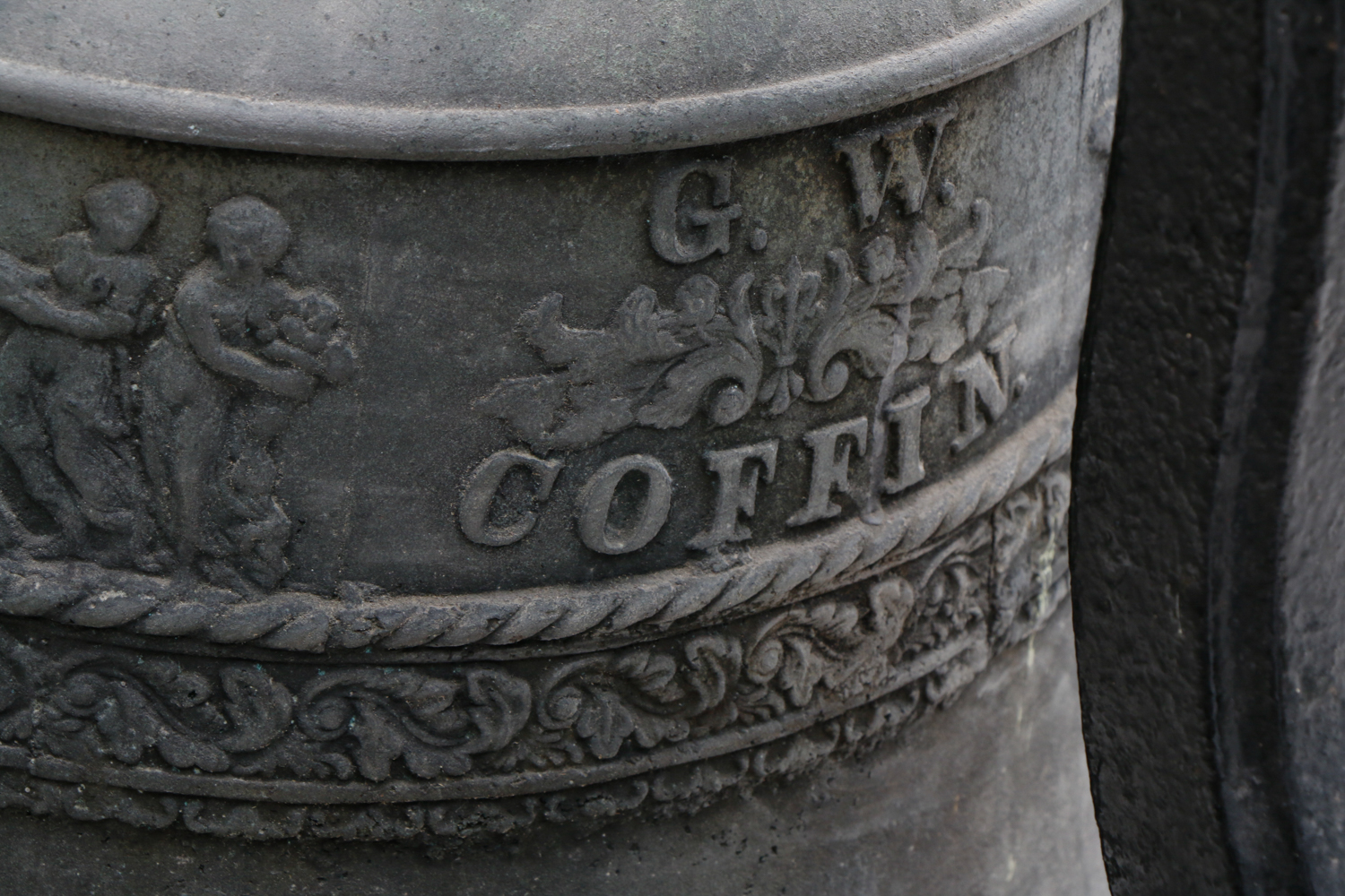 G.W. Coffin Co. Buckeye Foundry Large Bell, Mid 19th Century