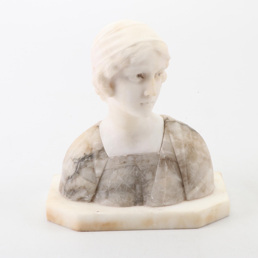Marble Bust in the manner of Giuseppe Bessi