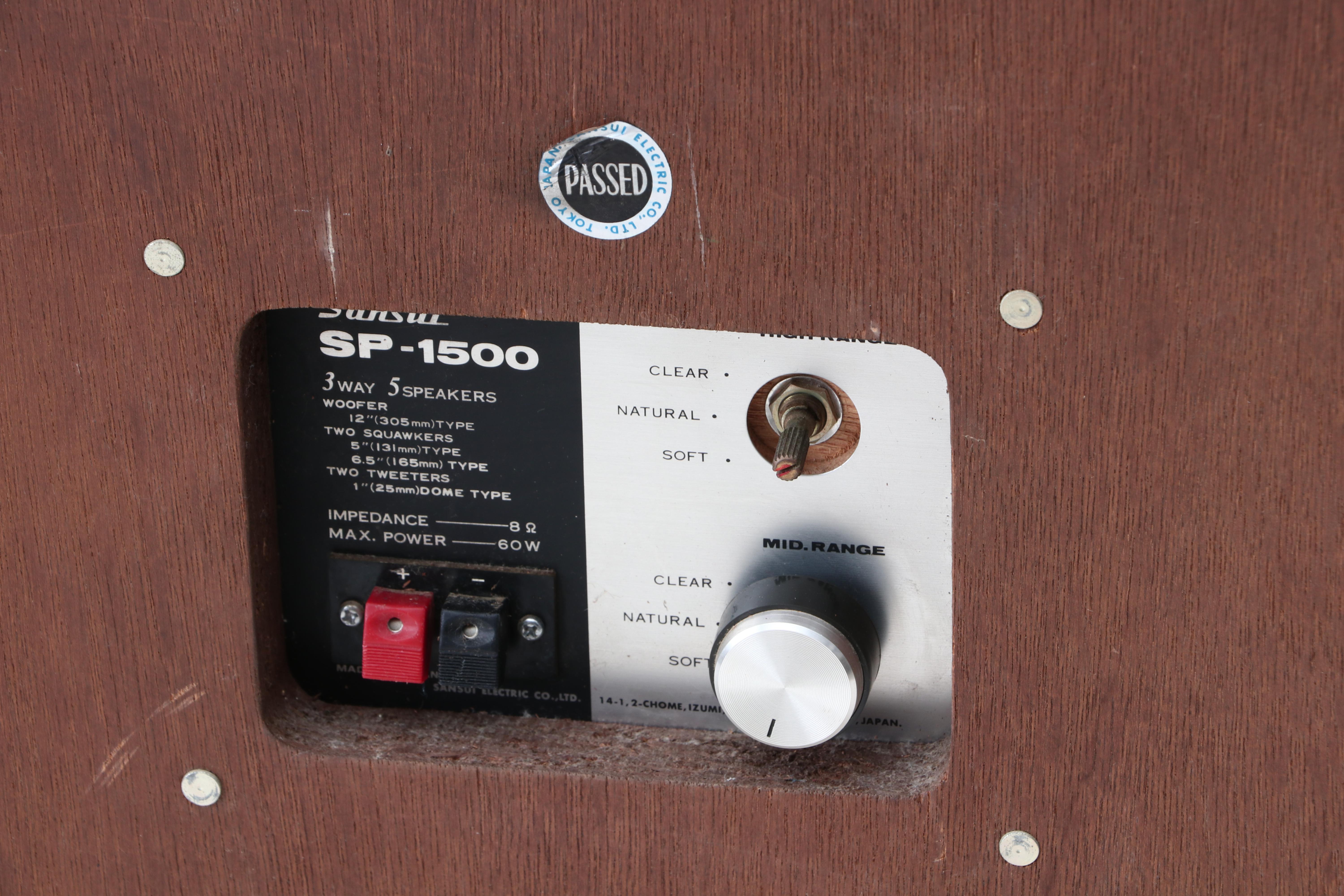 Pair of Sansui Floor Speakers