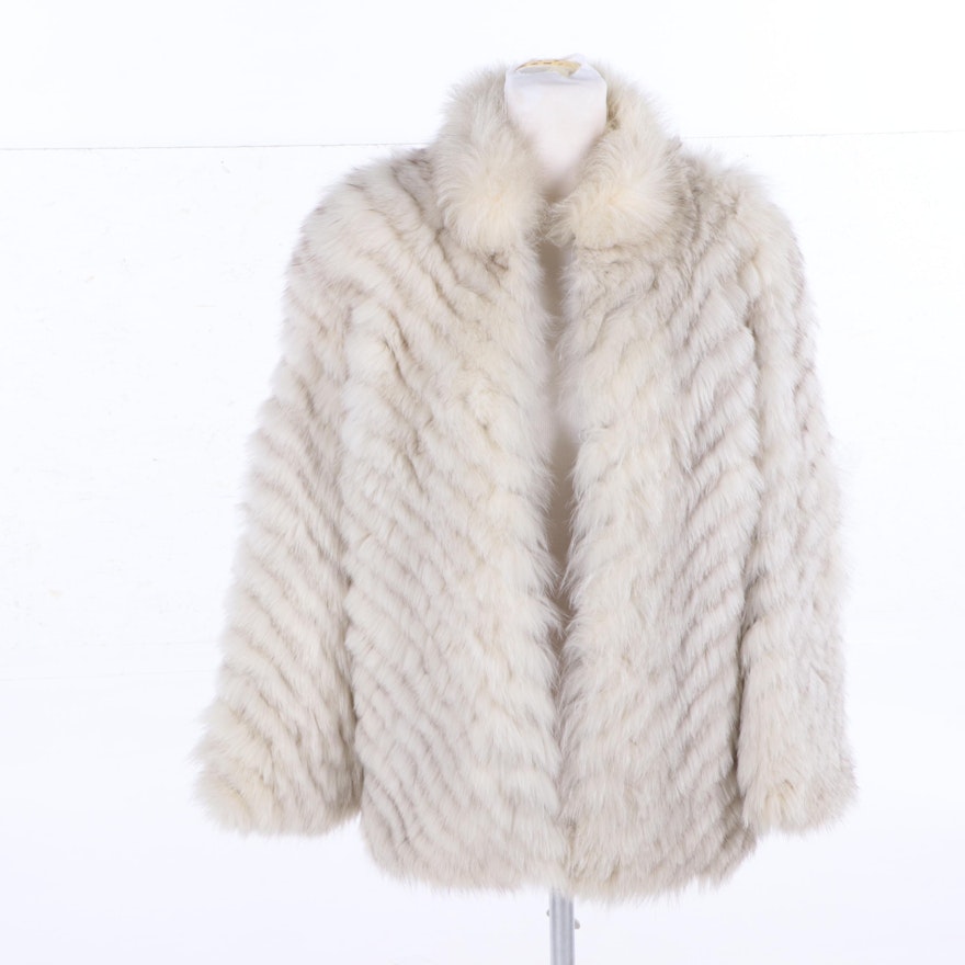 Women's Fox Fur Coat by Saga Fox