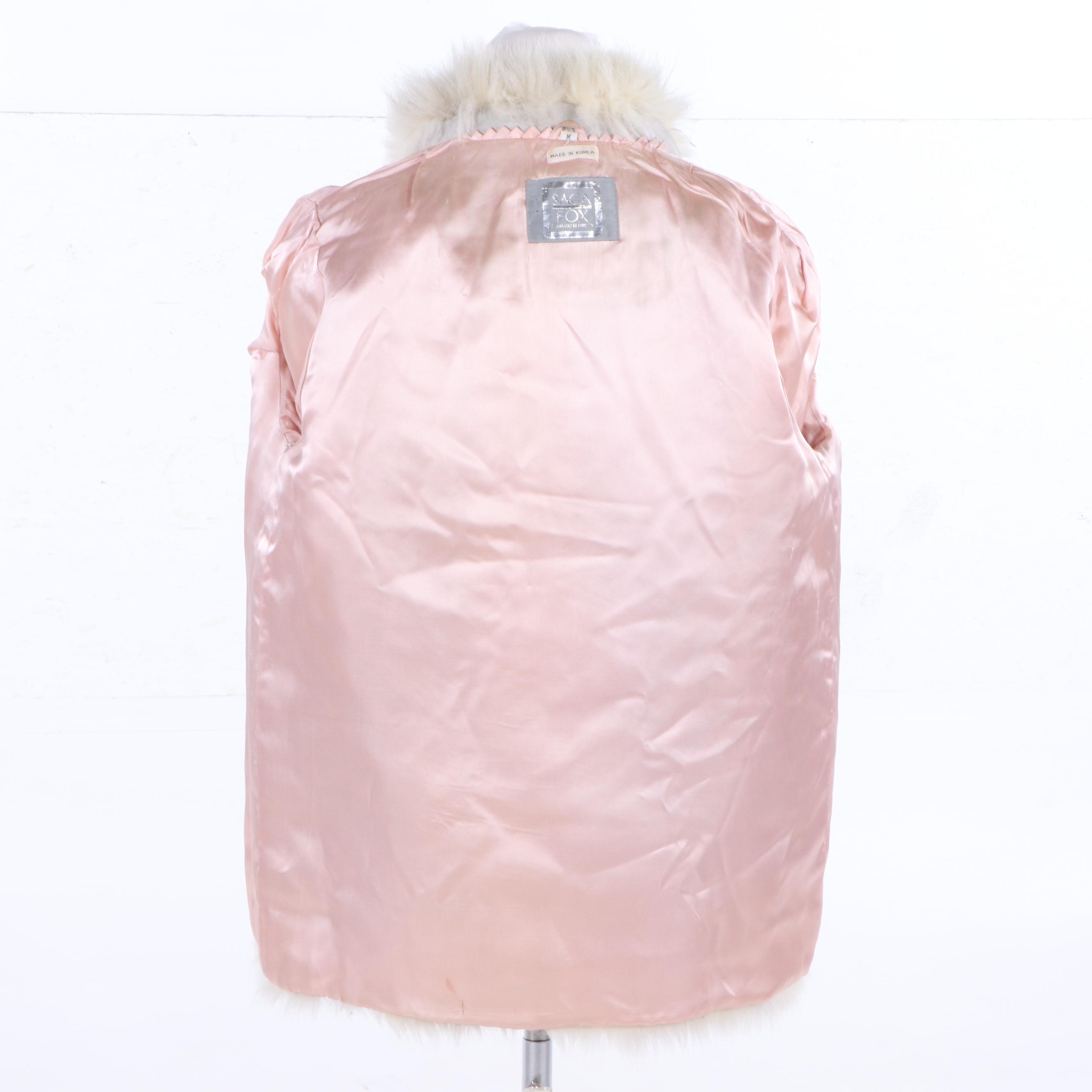 Women's Fox Fur Coat by Saga Fox