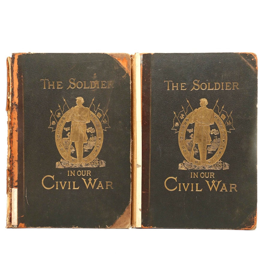 1884 "The Soldier in Our Civil War" in Two Large Volumes