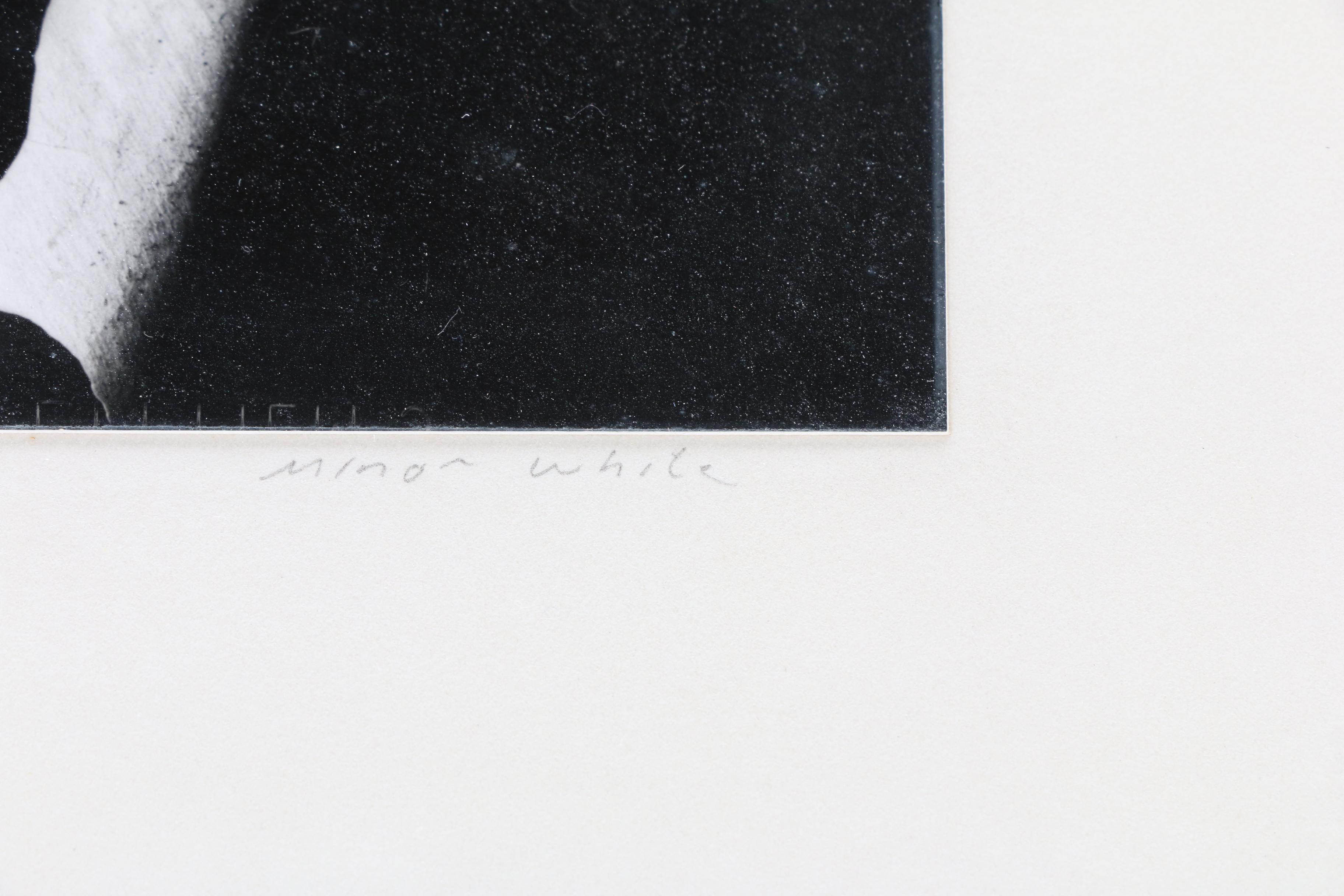 Minor White 1958 Gelatin Silver Print "Peeling Paint, Rochester, New York"