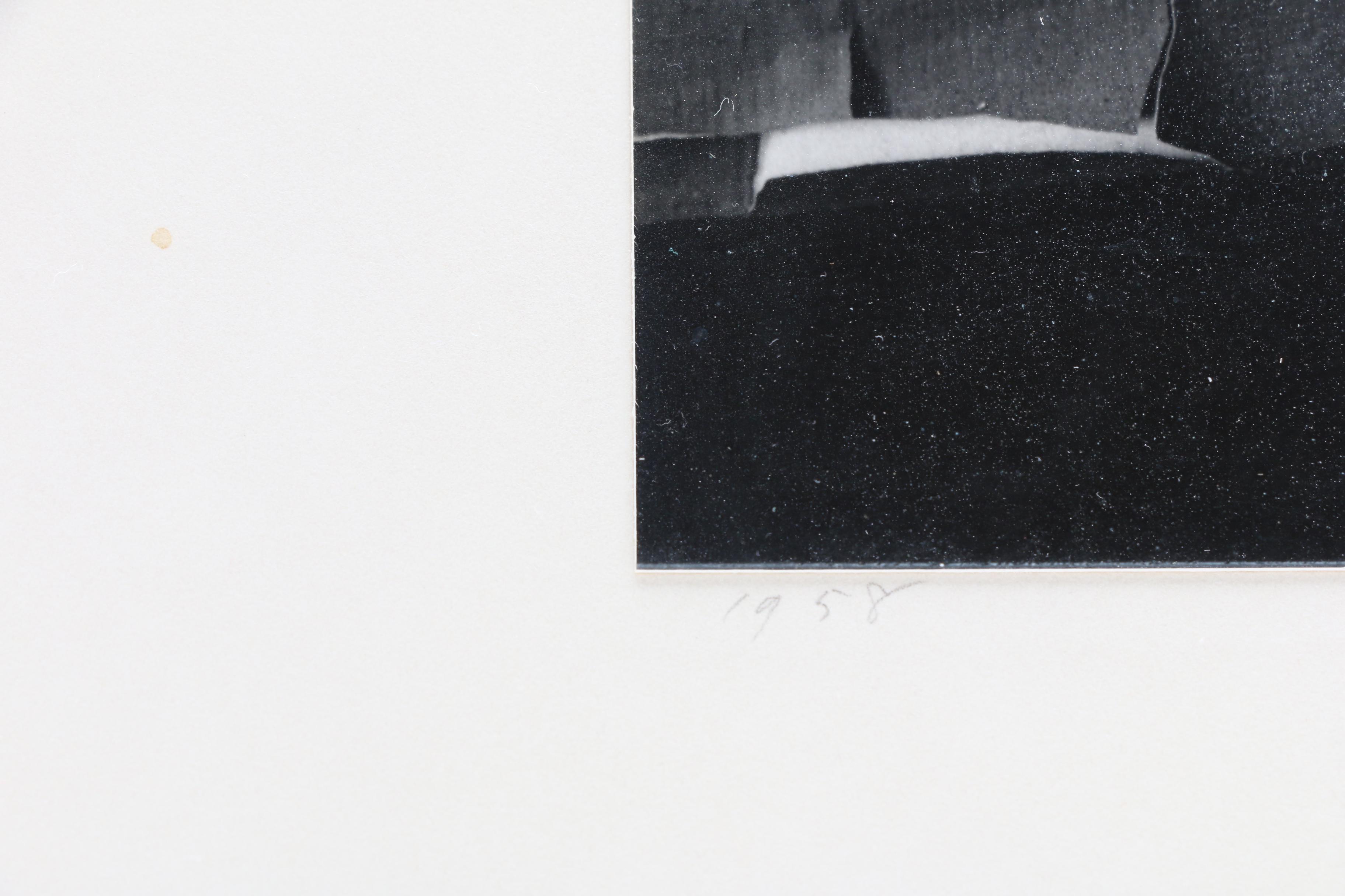 Minor White 1958 Gelatin Silver Print "Peeling Paint, Rochester, New York"