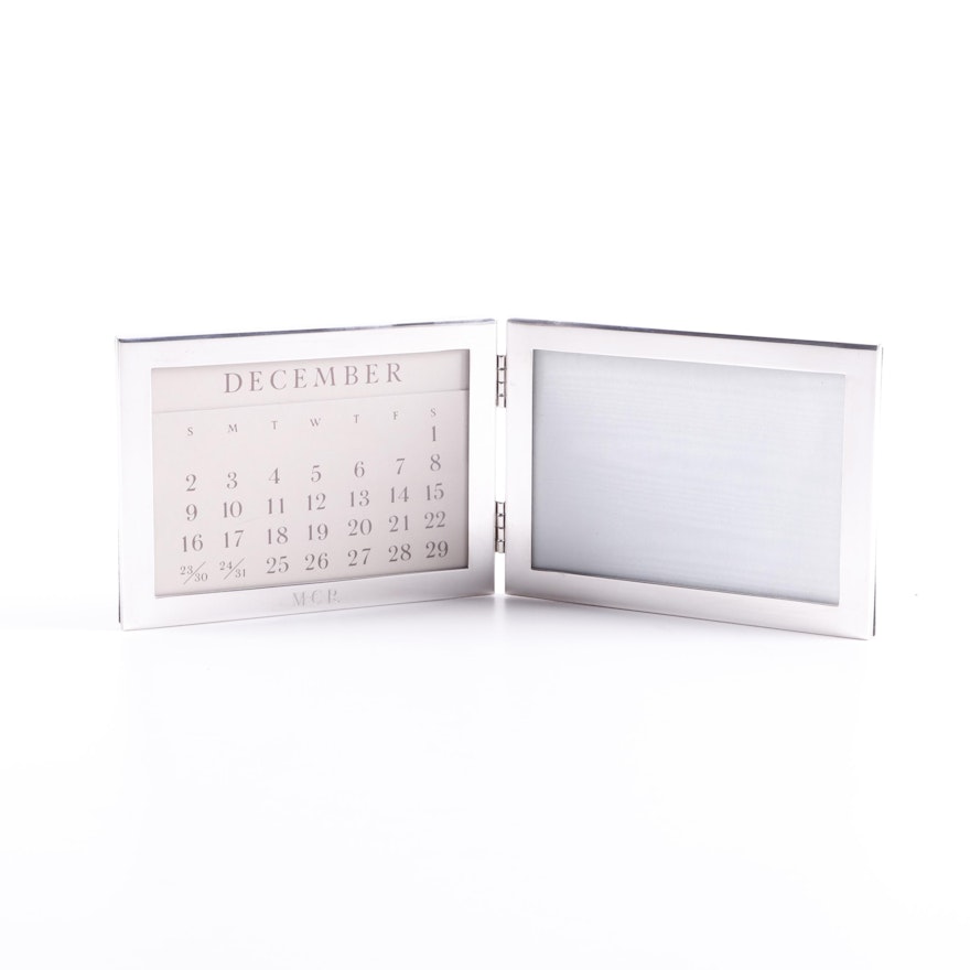 Sterling Silver Tiffany and Co. Calendar Picture Frame