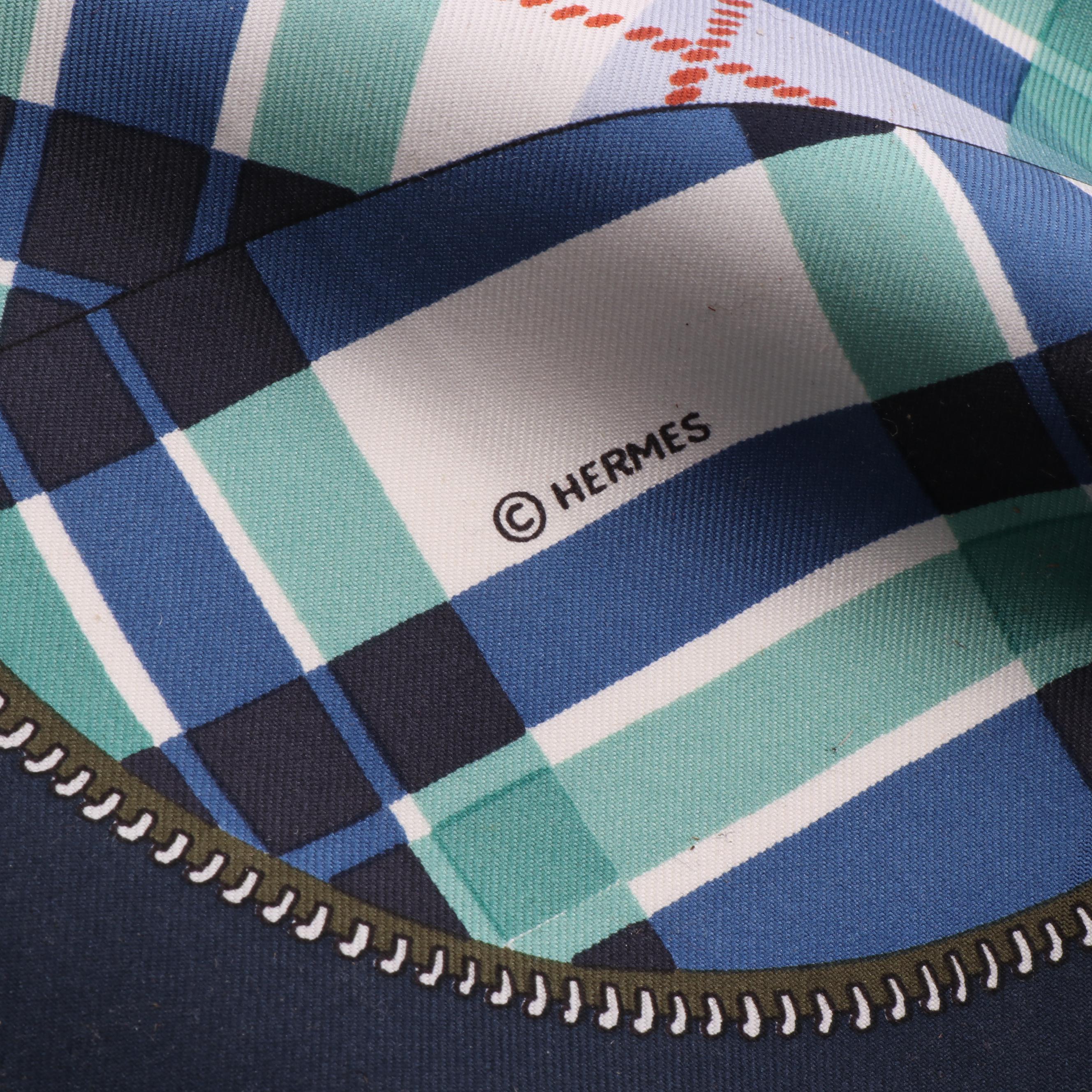 1996 Vintage Hermès of Paris "L'Elégance et le Confort en Automobile" Silk Scarf