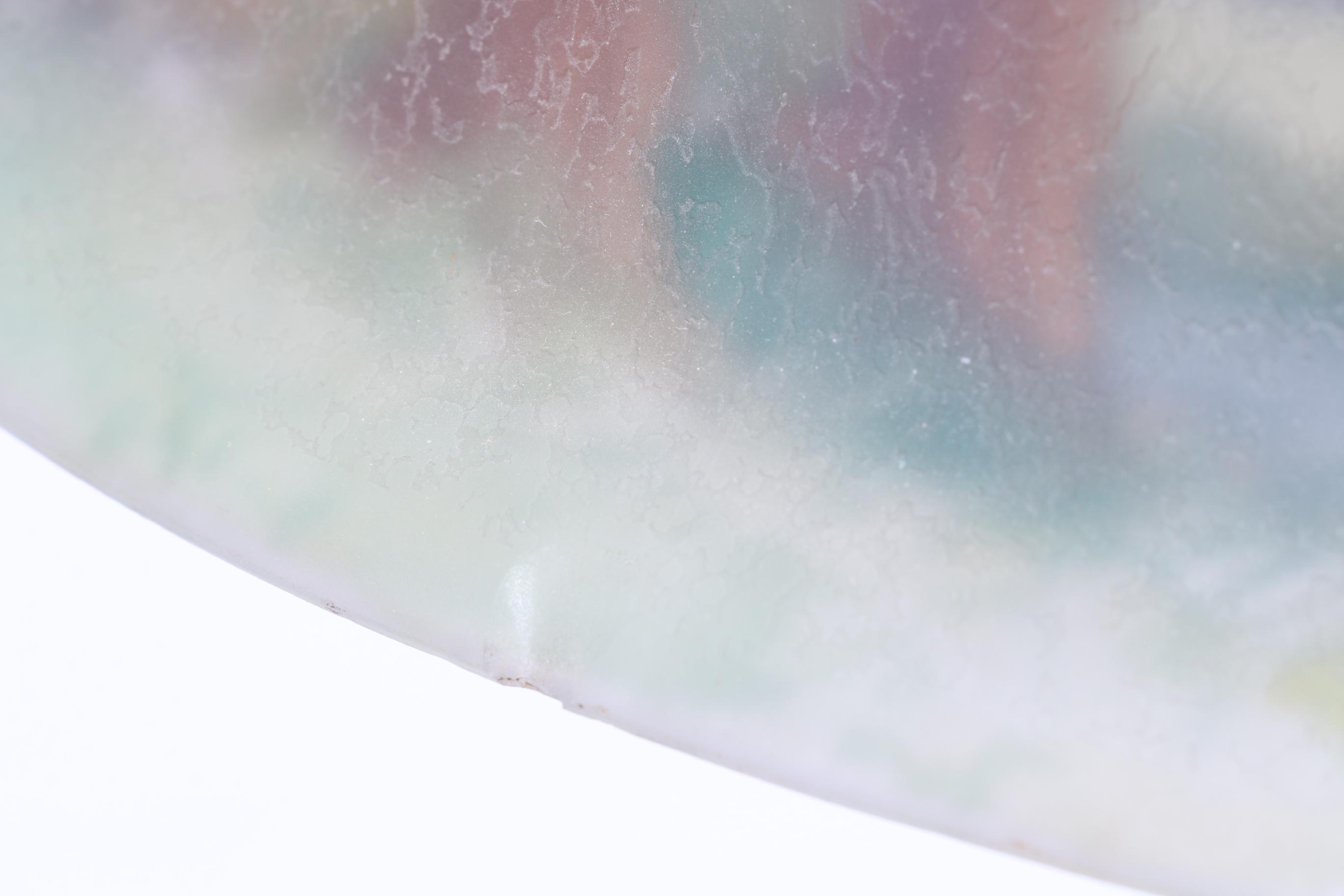 Pairpoint Lamp with Hobbyist Painted Reverse Glass Shade