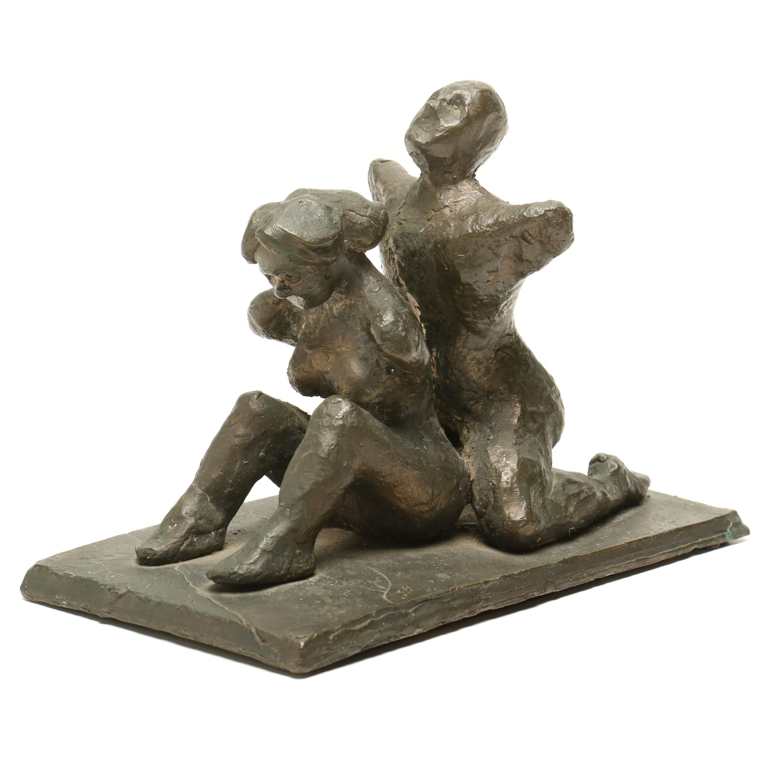 Jacques Lipchitz Bronze Sculpture "Attribution"