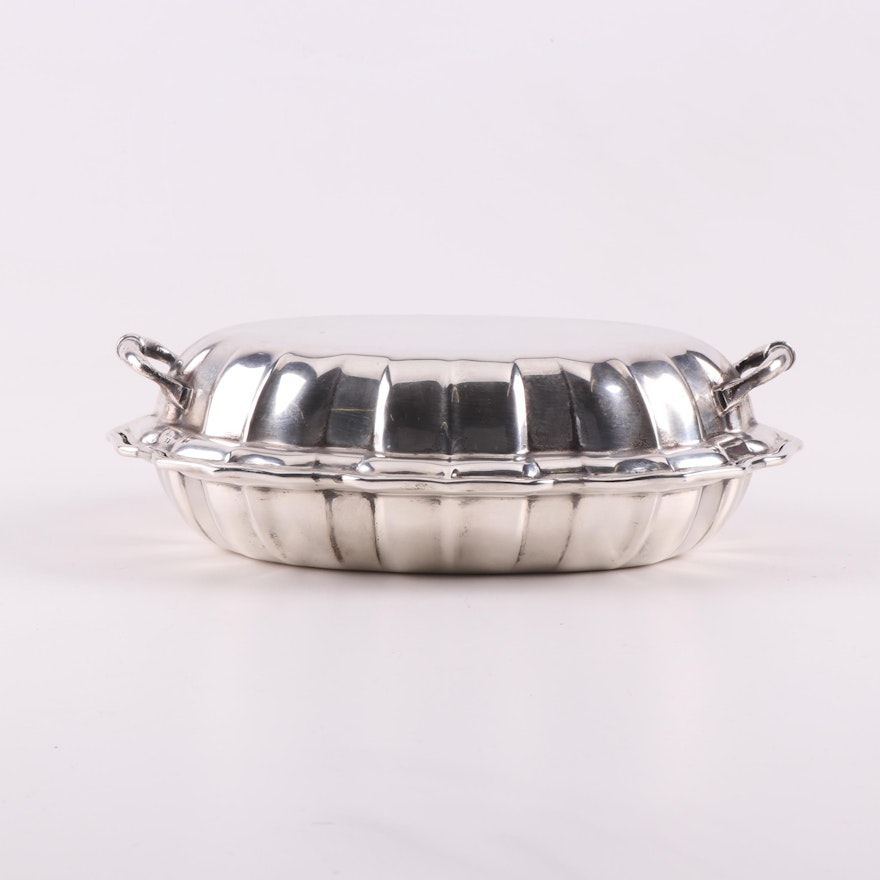 Henry Birks & Sons Sterling Silver Tureen with Bath Trim, 1947