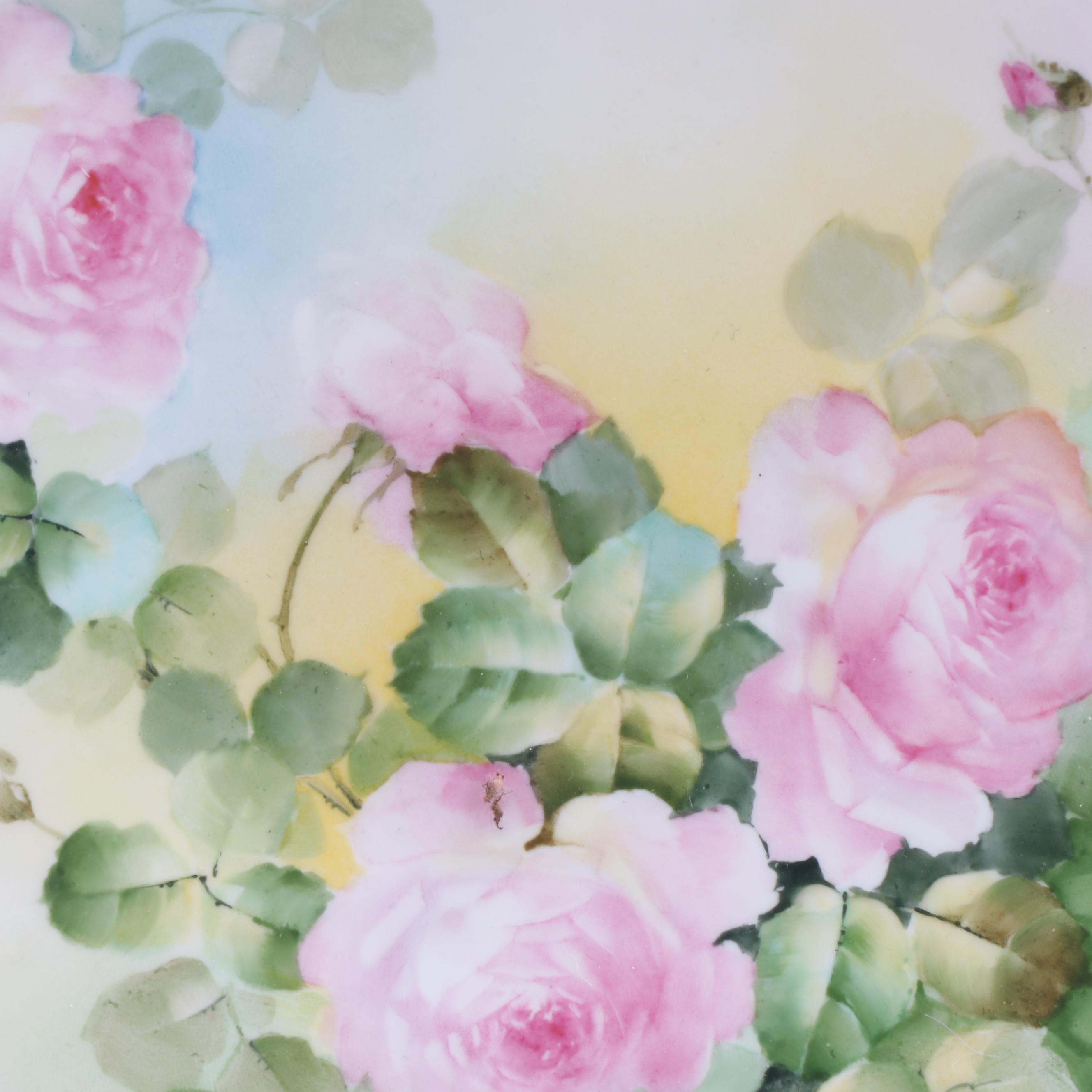 Jean Pouyat and Coiffe Limoges Porcelain Plates, Early 20th Century