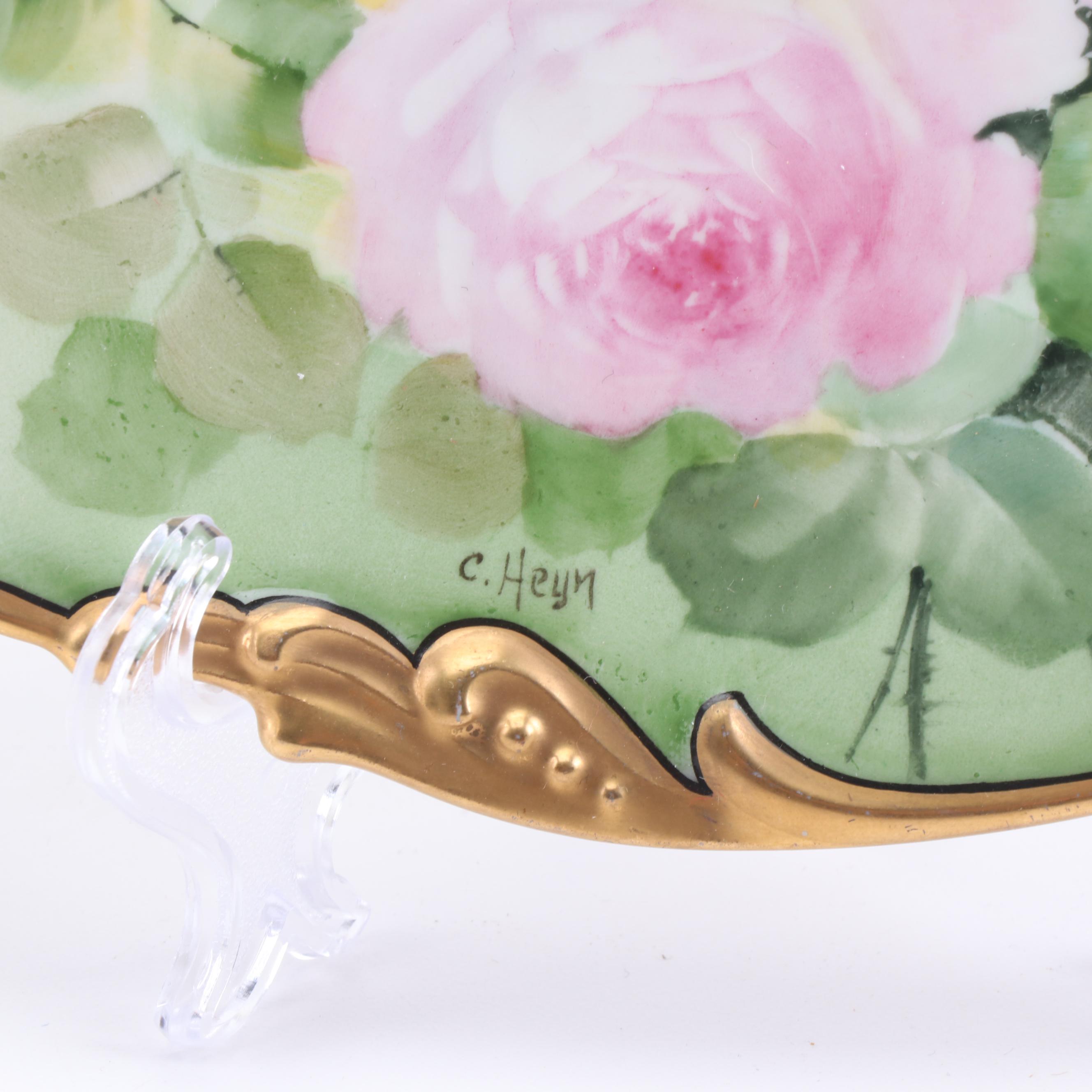 Jean Pouyat and Coiffe Limoges Porcelain Plates, Early 20th Century