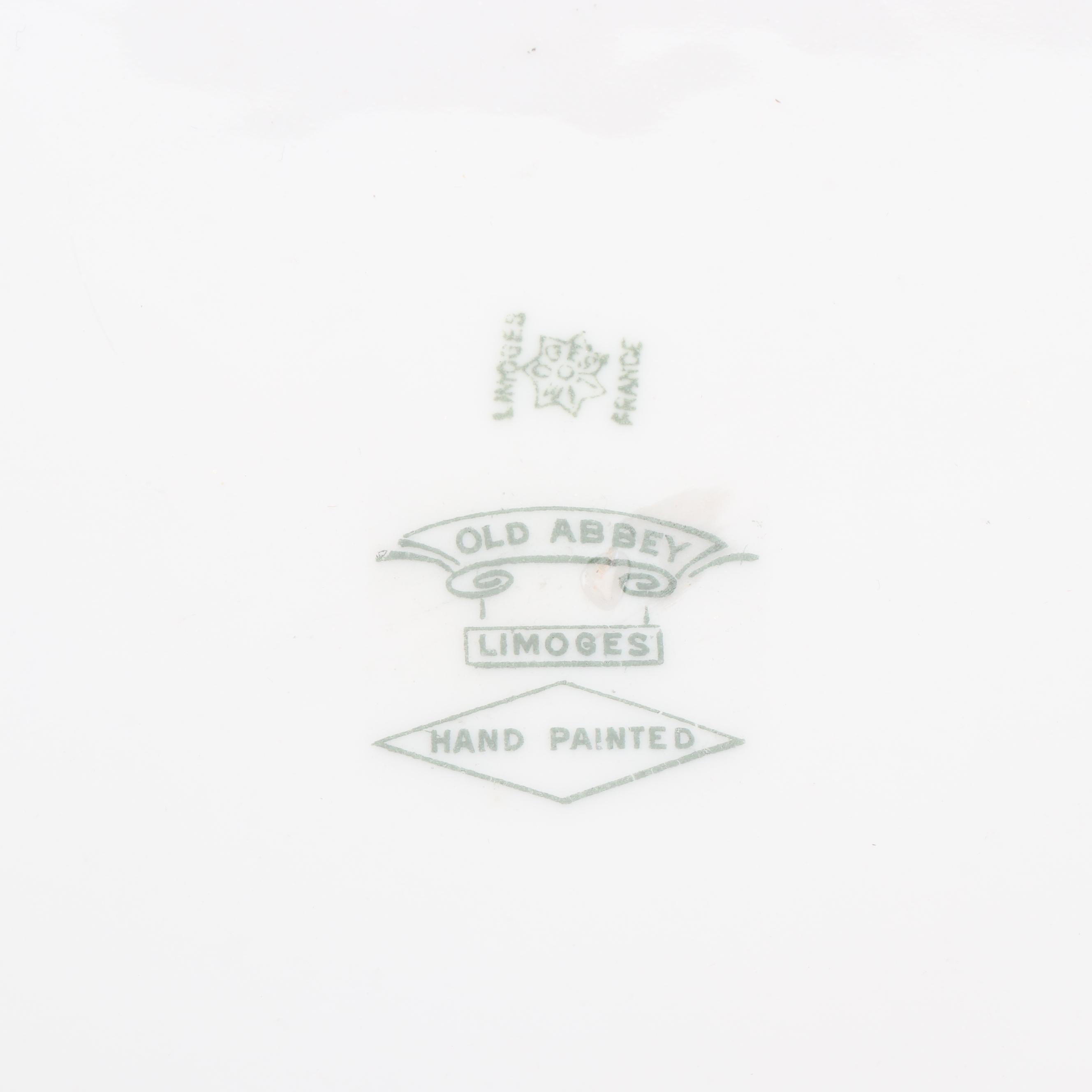 Jean Pouyat and Coiffe Limoges Porcelain Plates, Early 20th Century