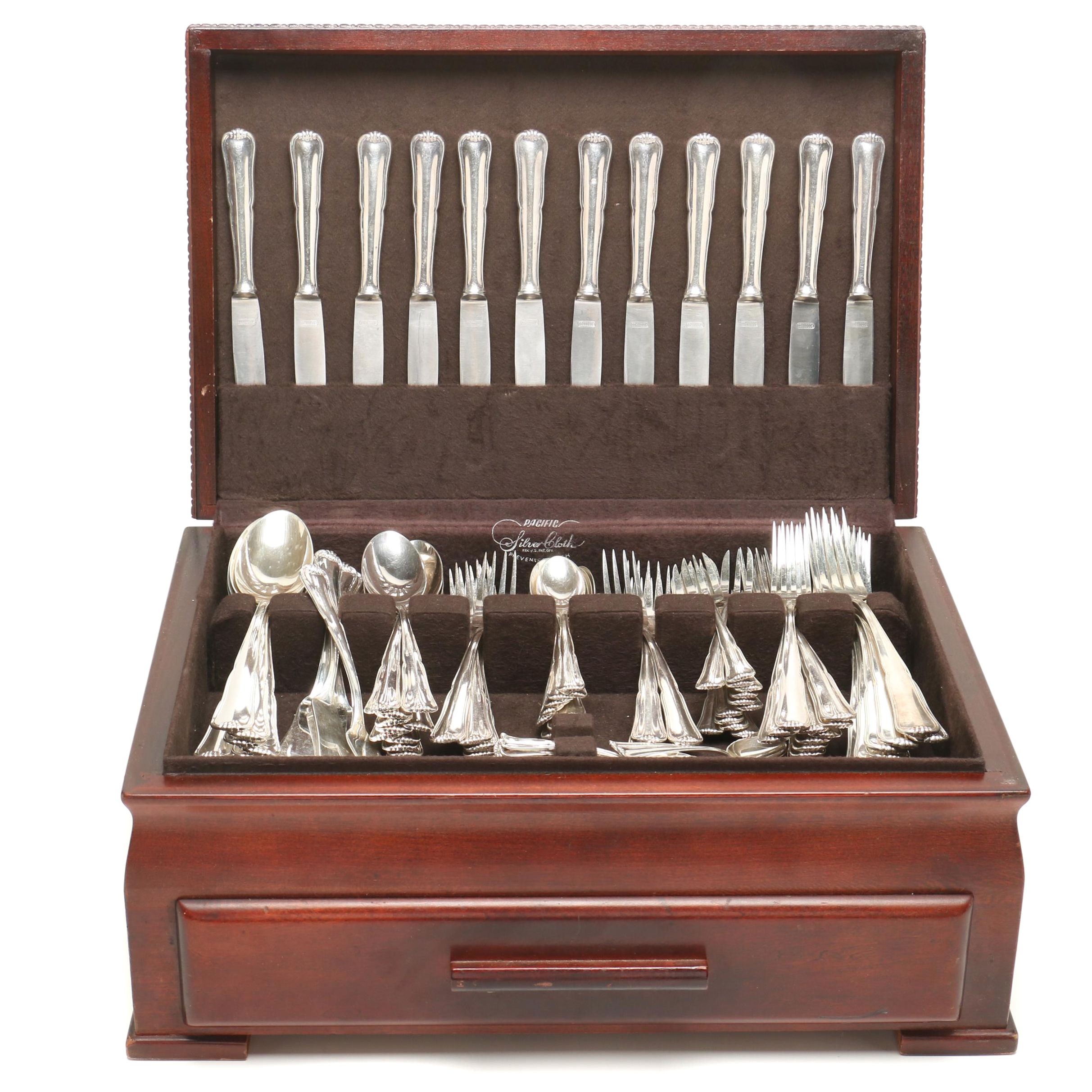 Rostfrei Solingen German 800 Silver Flatware in Case