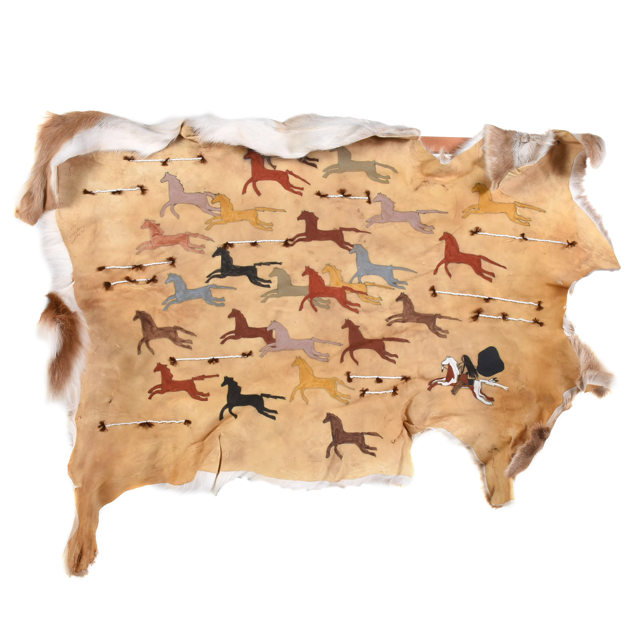 Gloria D’ _Many Horses Deer Hide"