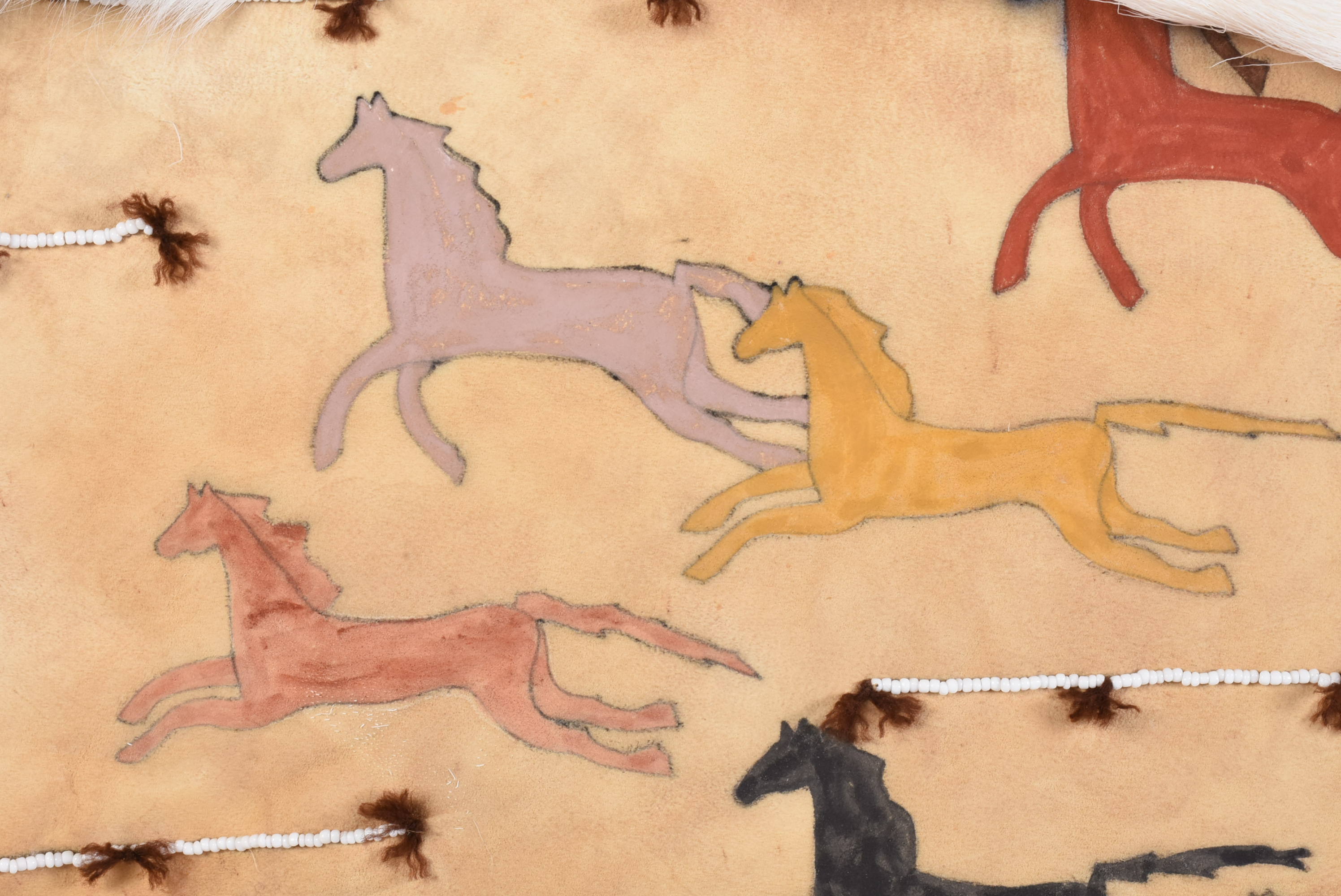 Gloria D’ _Many Horses Deer Hide"