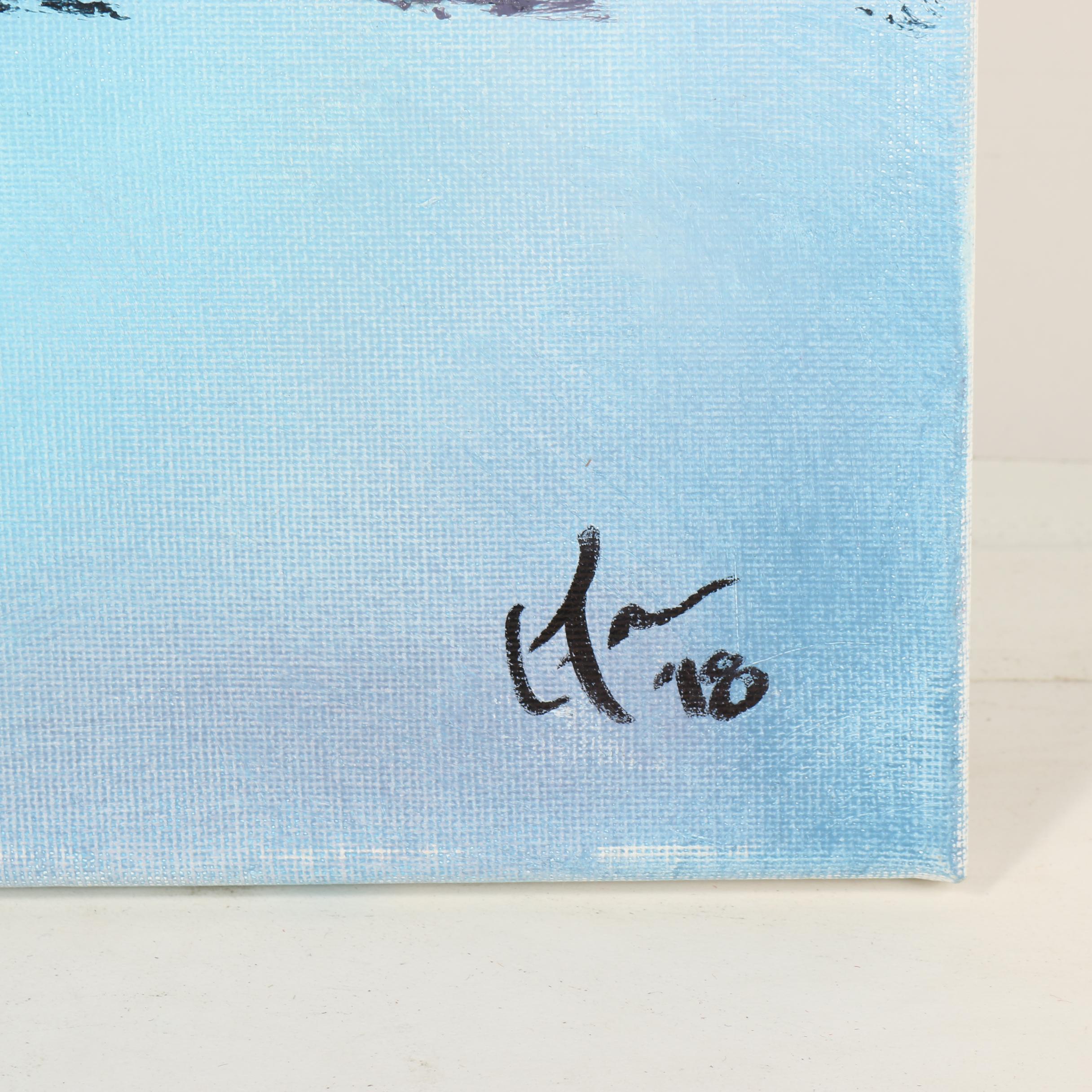 Acrylic Painting "Distance"