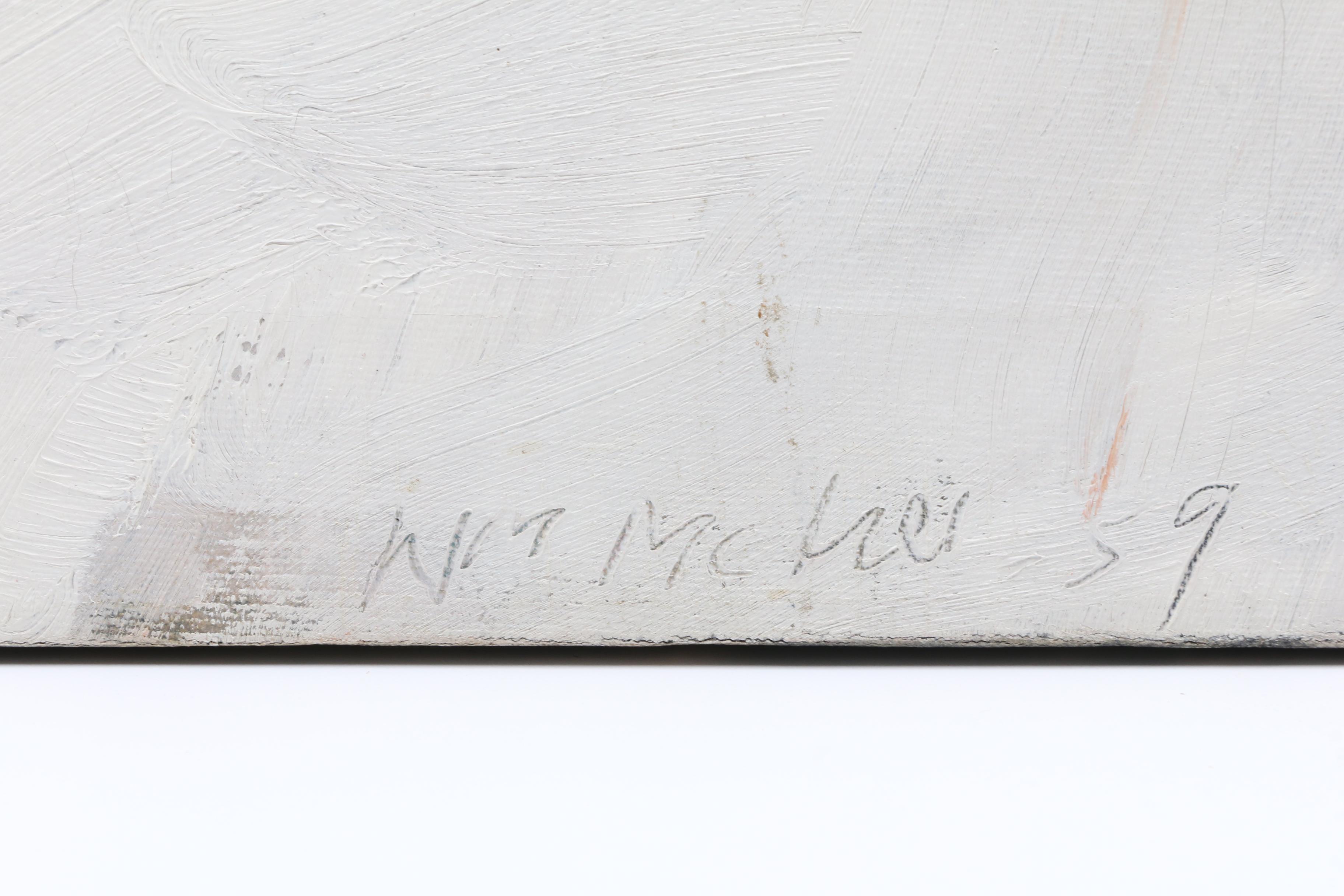 William Douglas McGee 1959 Oil Painting "White Divide"